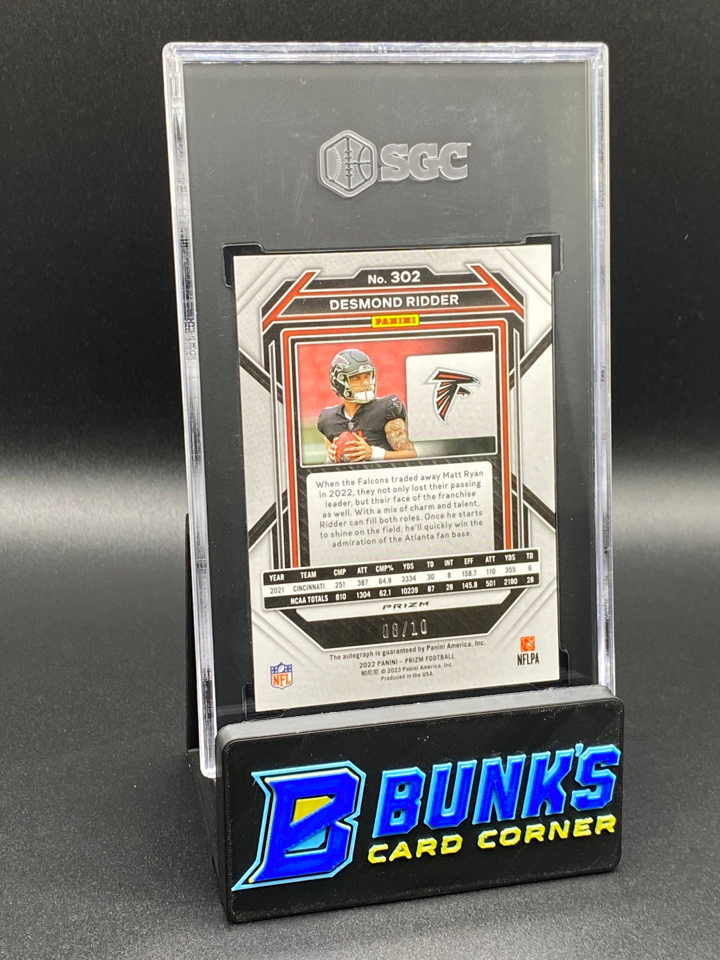 2022 Desmond Ridder Auto. RC Gold Prizm SGC 10/9.5