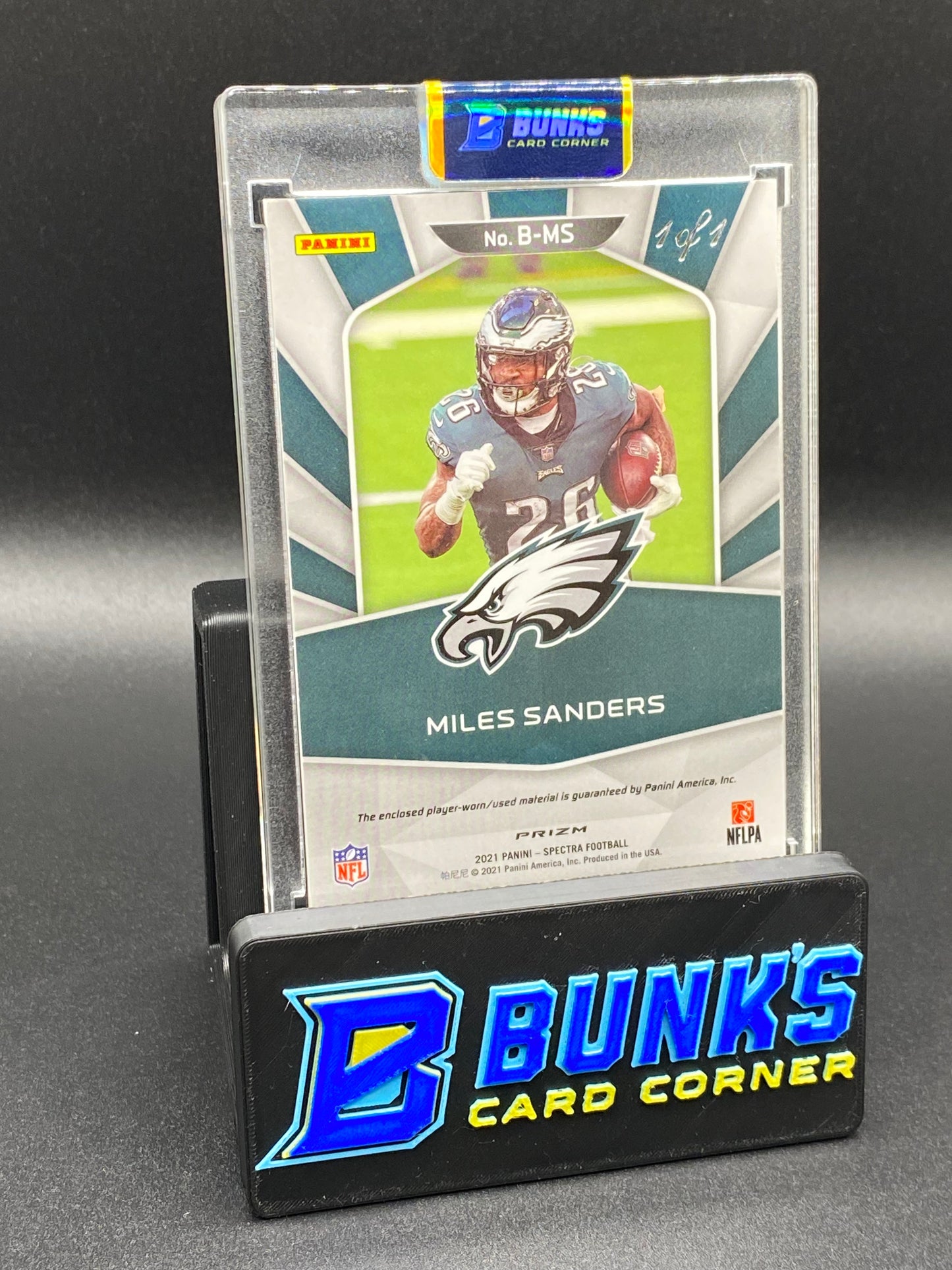2021 Miles Sanders 1/1 Shield