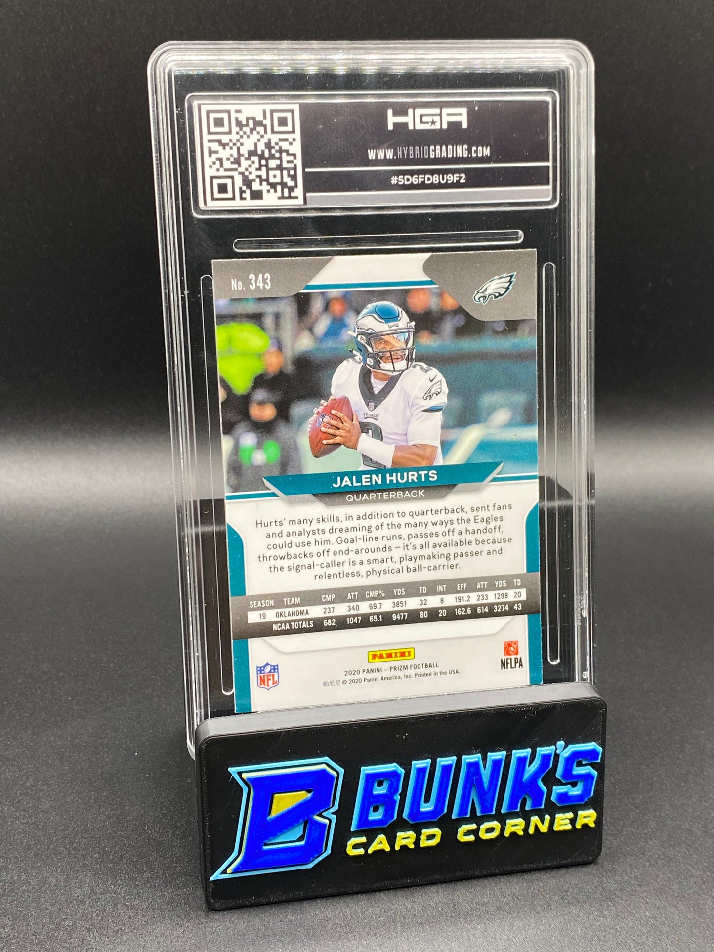2020 Jalen Hurts RC HGA 9
