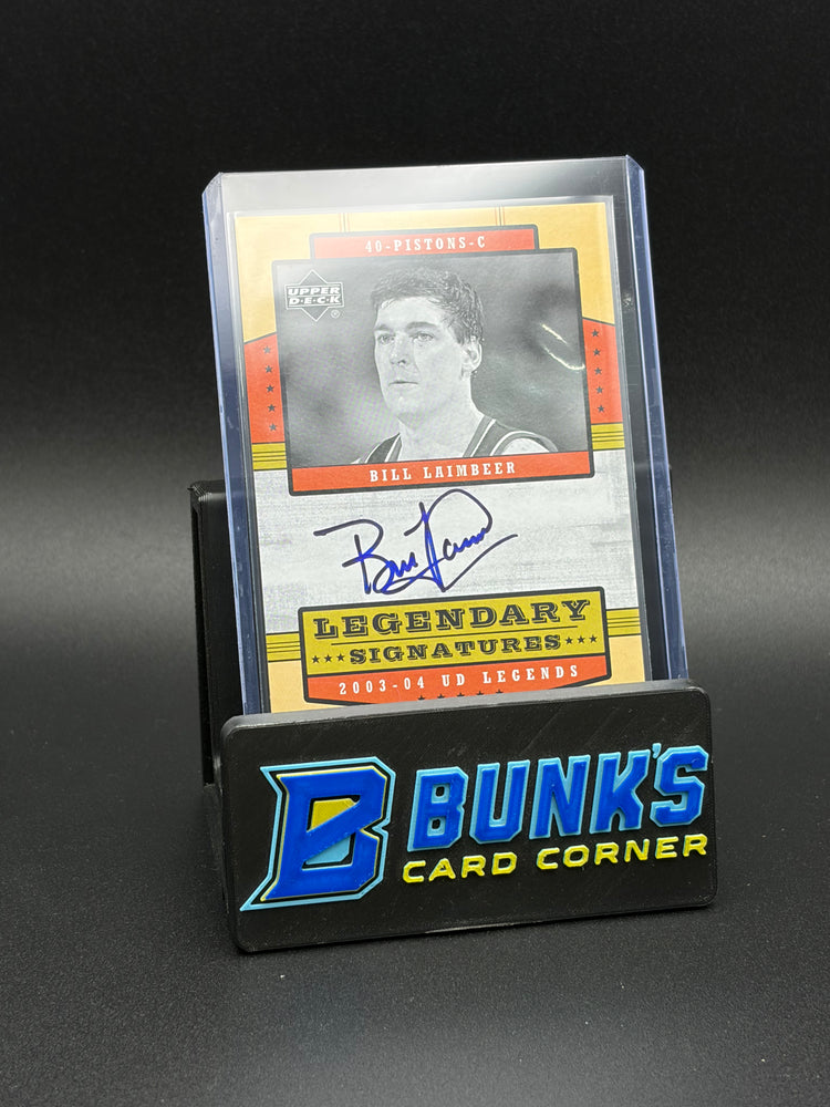 2004 Bill Laimbeer Legendary Signatures Upper Deck Auto