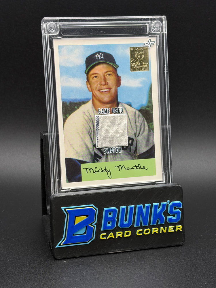 1961 Micky Mantle World Series Game Worn Swatch