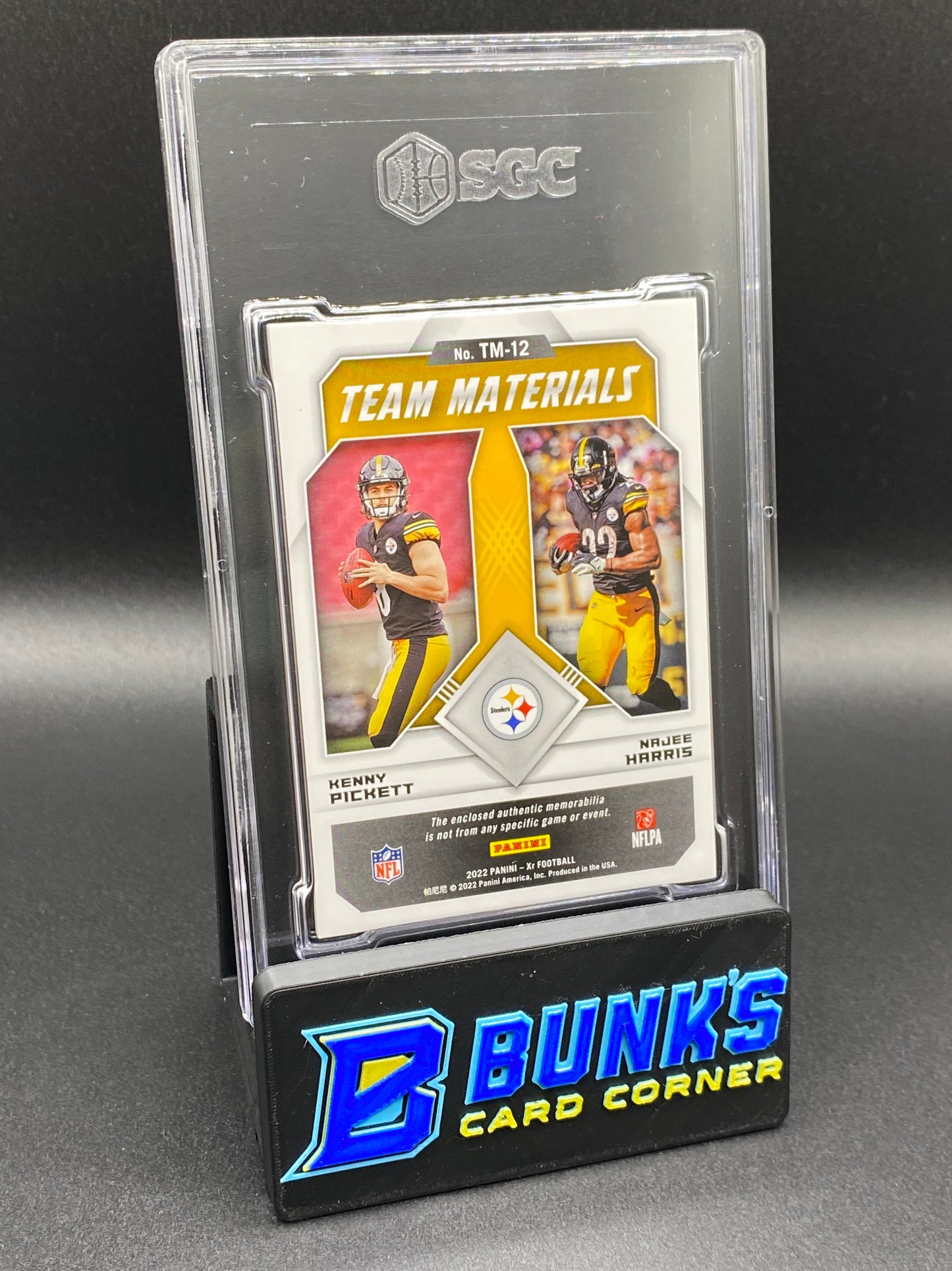2022 Pickett/Harris Team Materials Gold 4/10 SGC 9.5