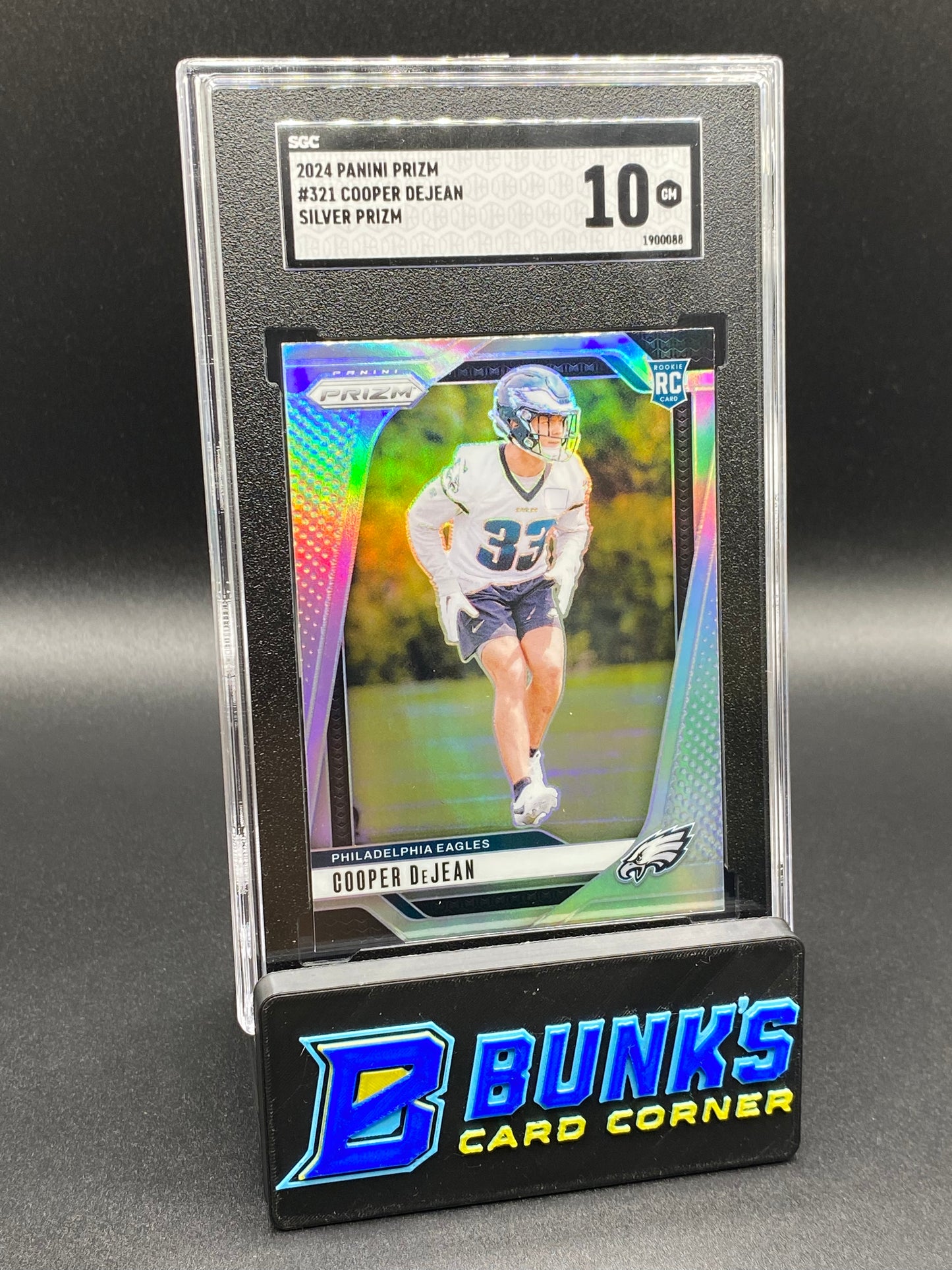 2024 Cooper DeJean Silver Prizm SGC 10