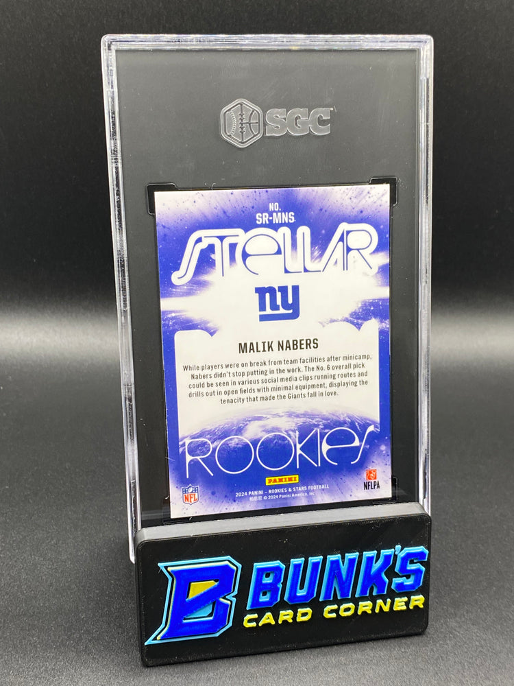 2024 Malik Nabers Stellar Rookies SGC 10