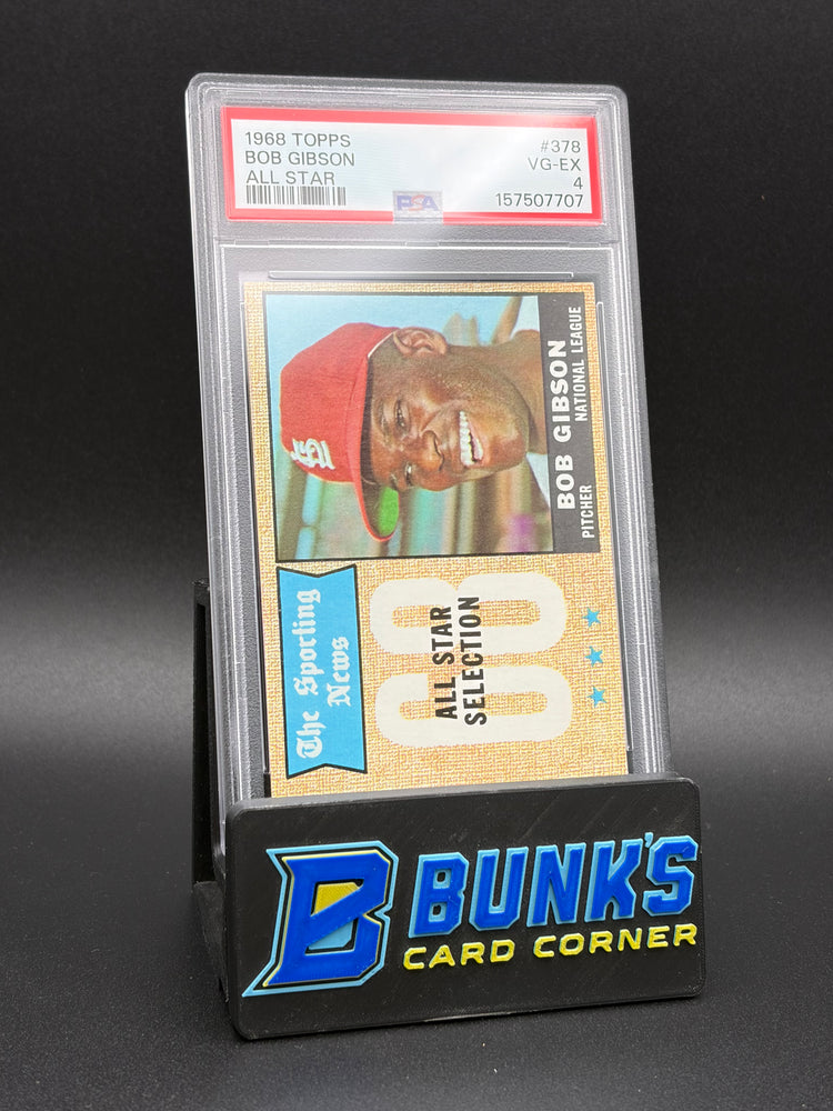 1968 Bob Gibson All Star Topps PSA 4 HOF