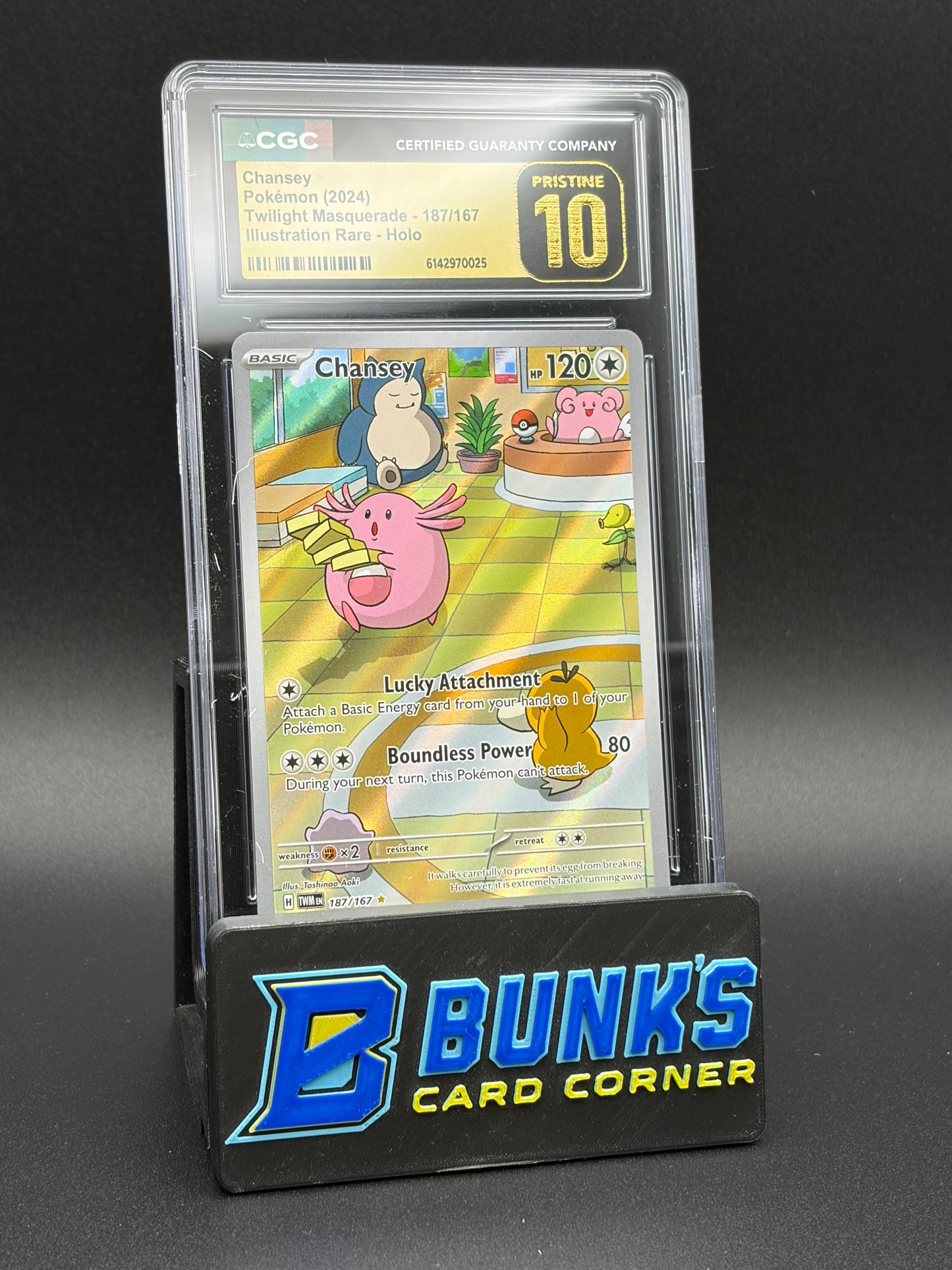 Chansey Illustration Rare Holo CGC Pristine 10
