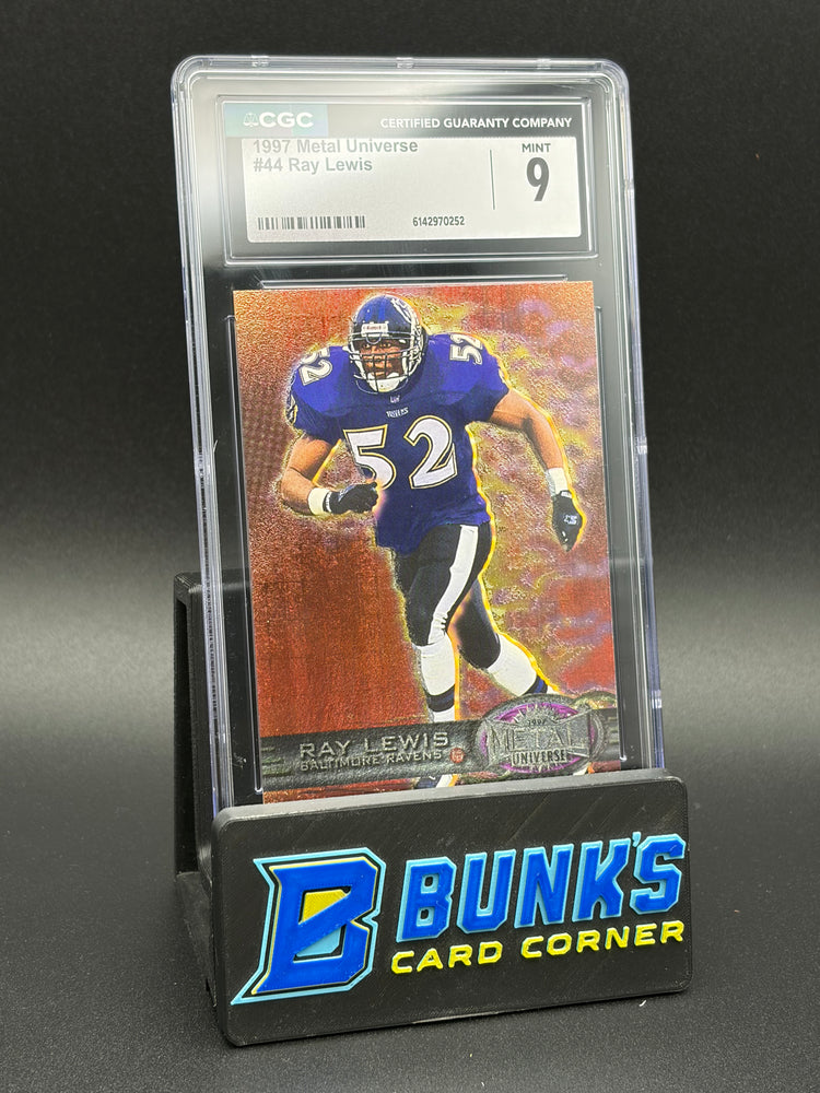 1997 Ray Lewis Metal Universe CGC 9