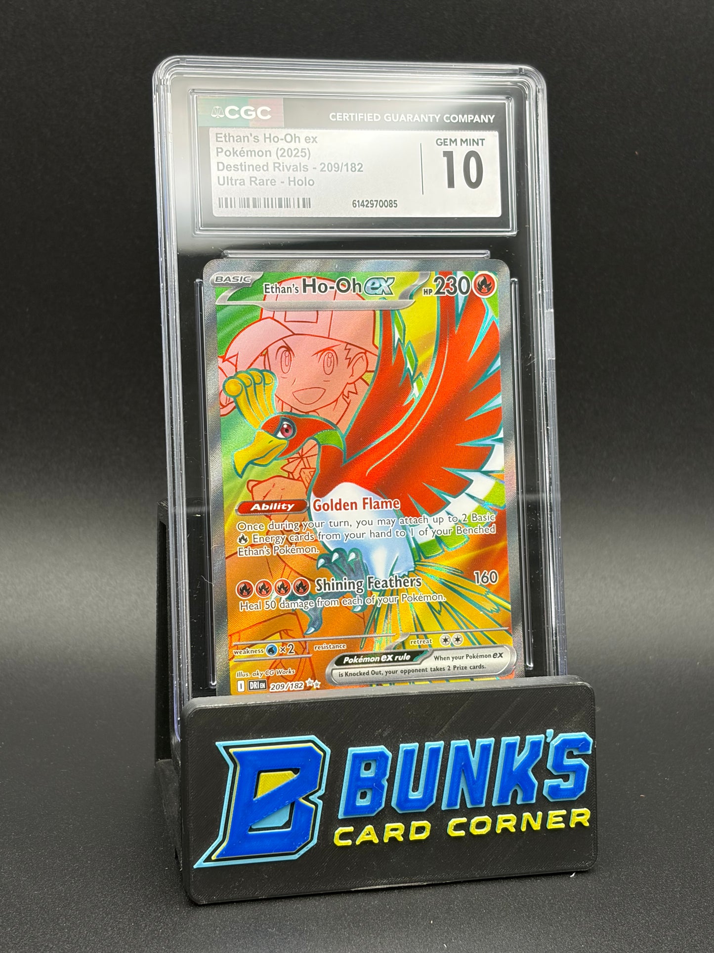 Ethan's Ho-Oh ex Ultra Rare CGC 10