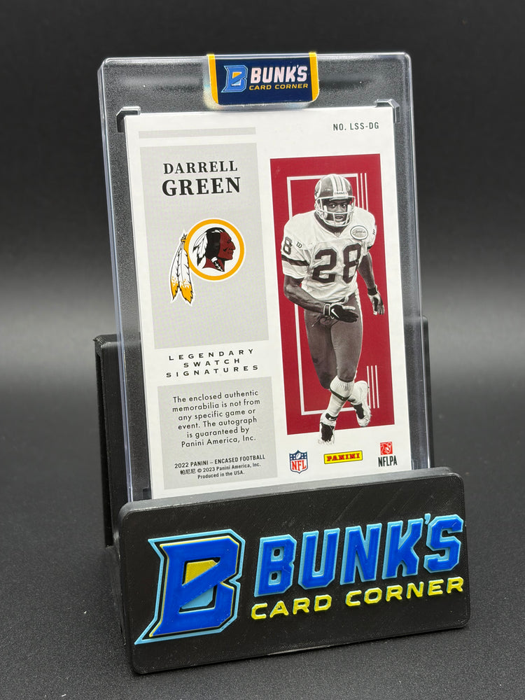 2022 Darrell Green Encased Legendary Swatch Signatures 5/5