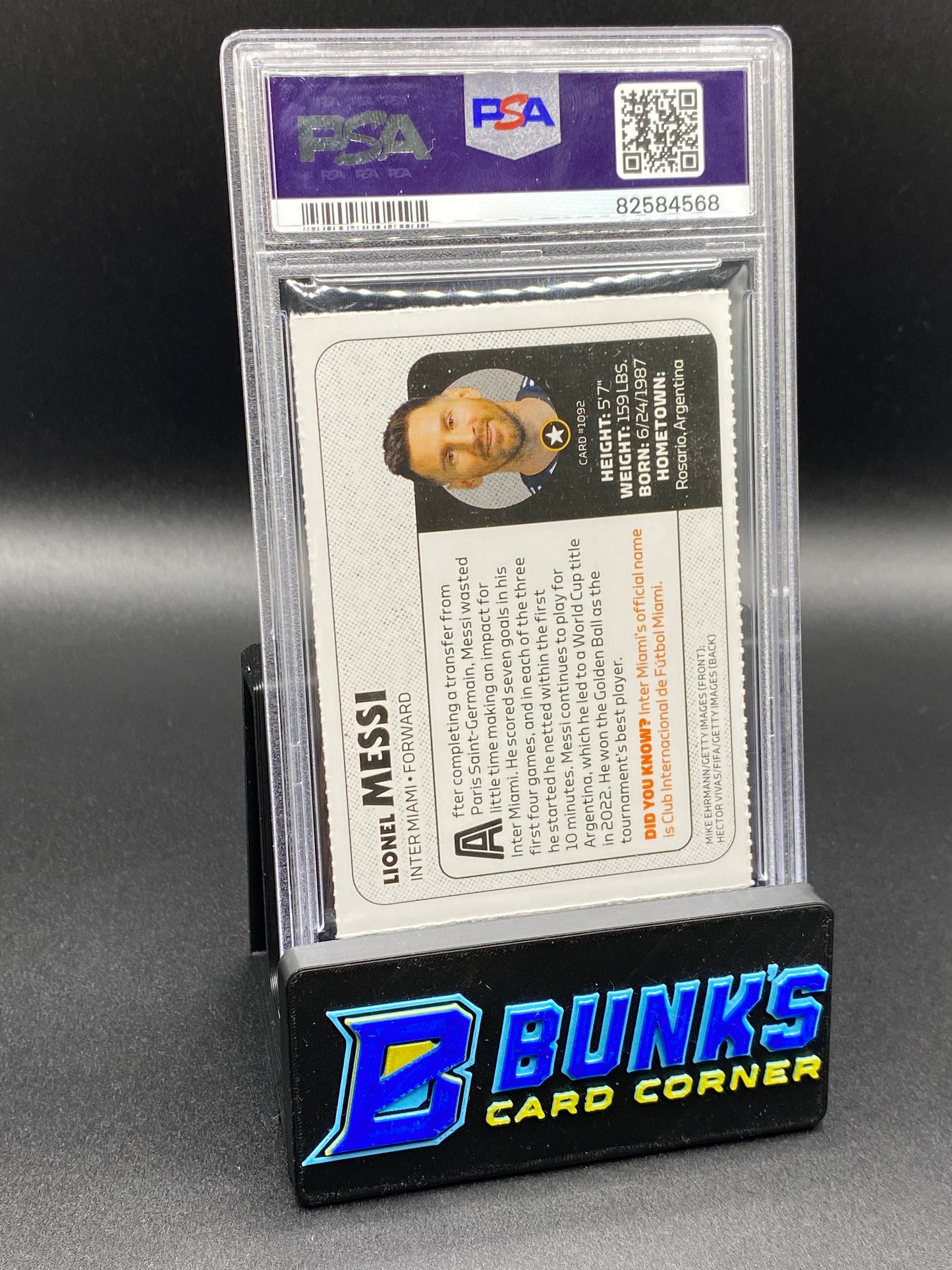 2023 Lionel Messi PSA 7