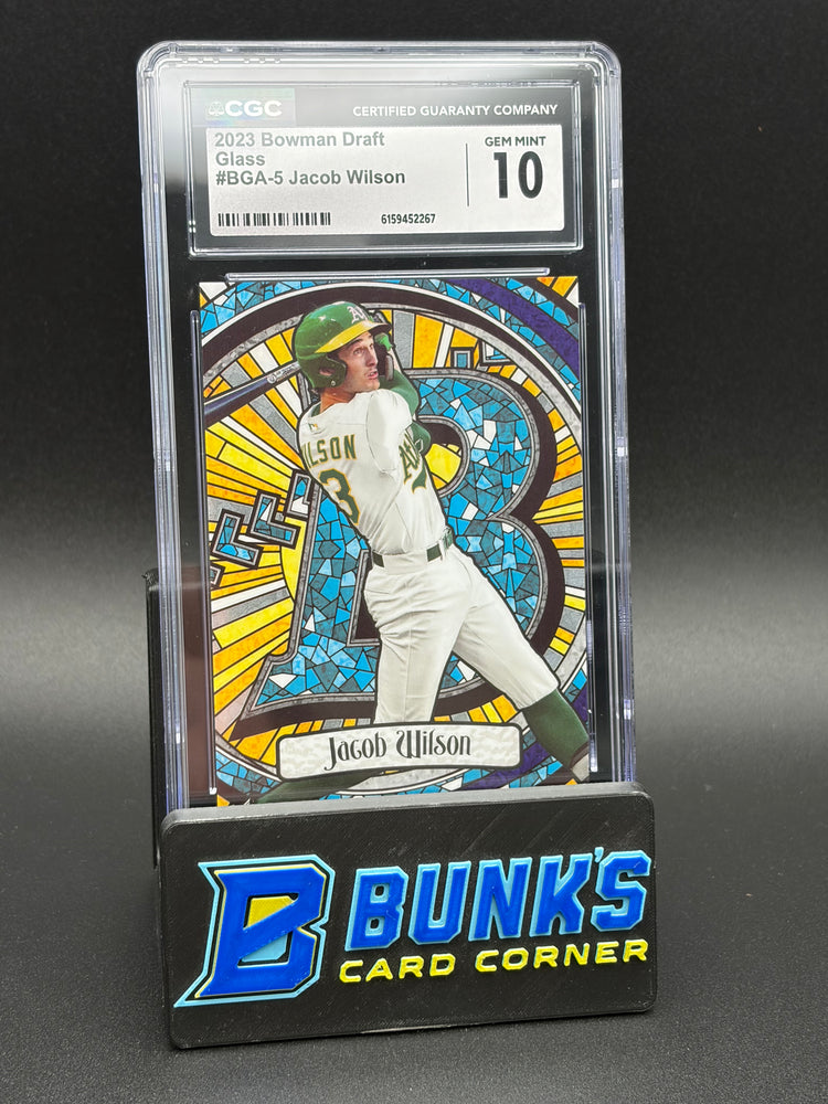 2023 Jacob Wilson Glass Bowman Draft CGC 10 SP