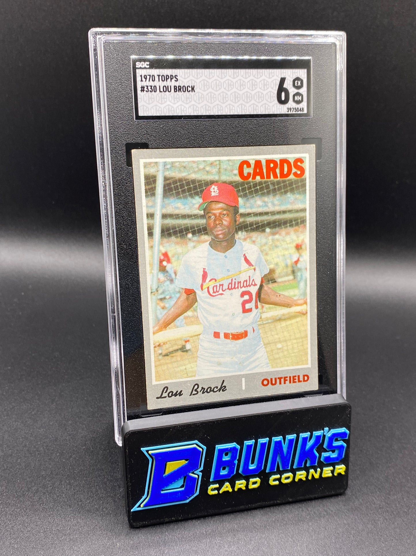 1970 Lou Brock SGC 6