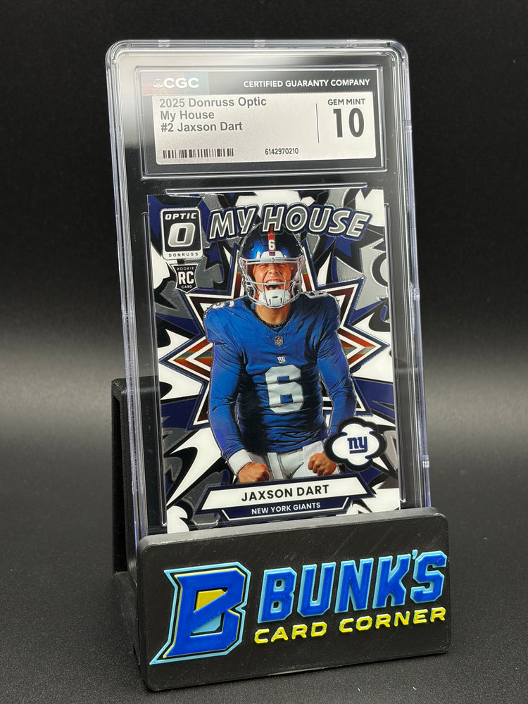 2025 Jaxson Dart My House Donruss Optic CGC 10 RC