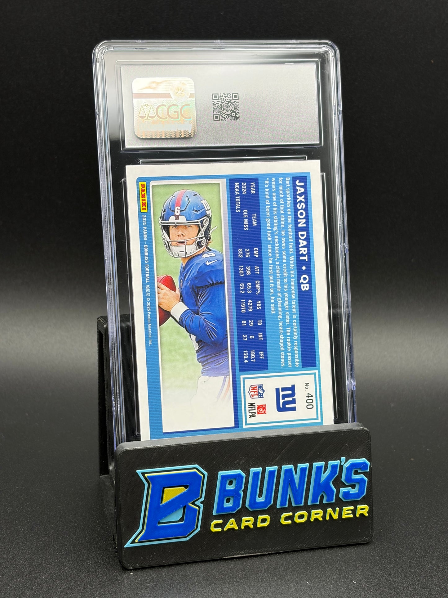 2025 Jaxson Dart Donruss RC CGC 10