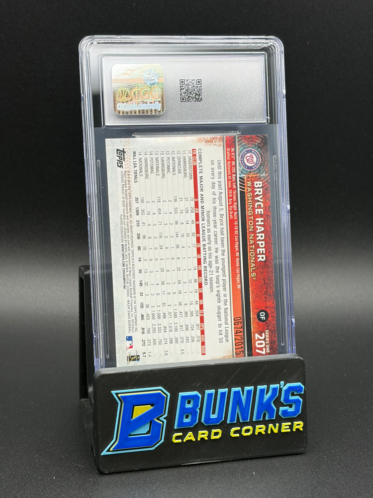 2015 Bryce Harper Gold Topps CGC 9.5 674/2015