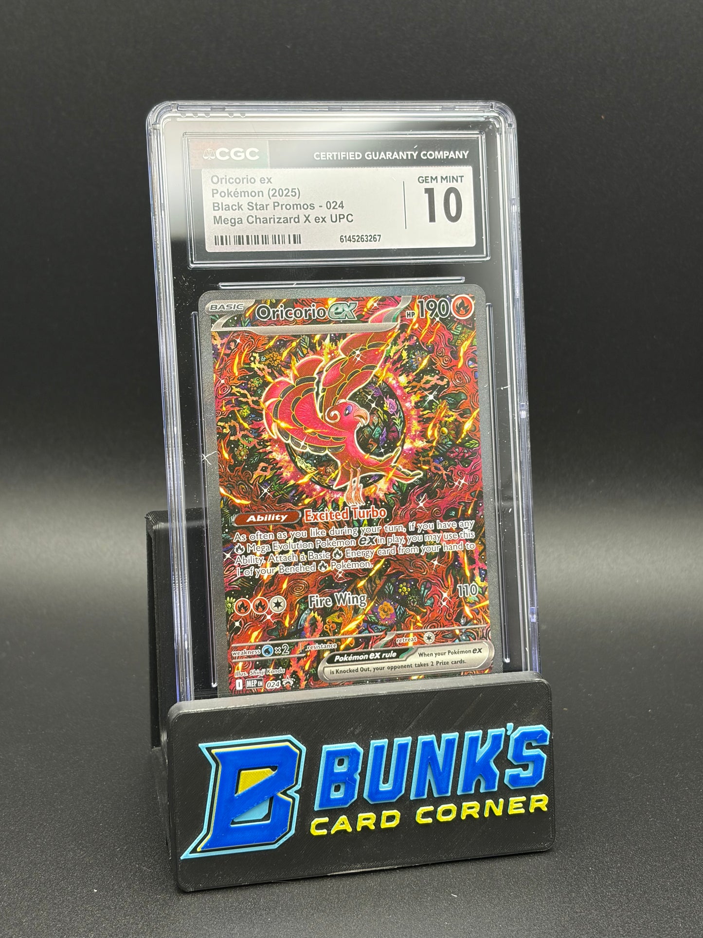 Oricorio ex Promo CGC 10