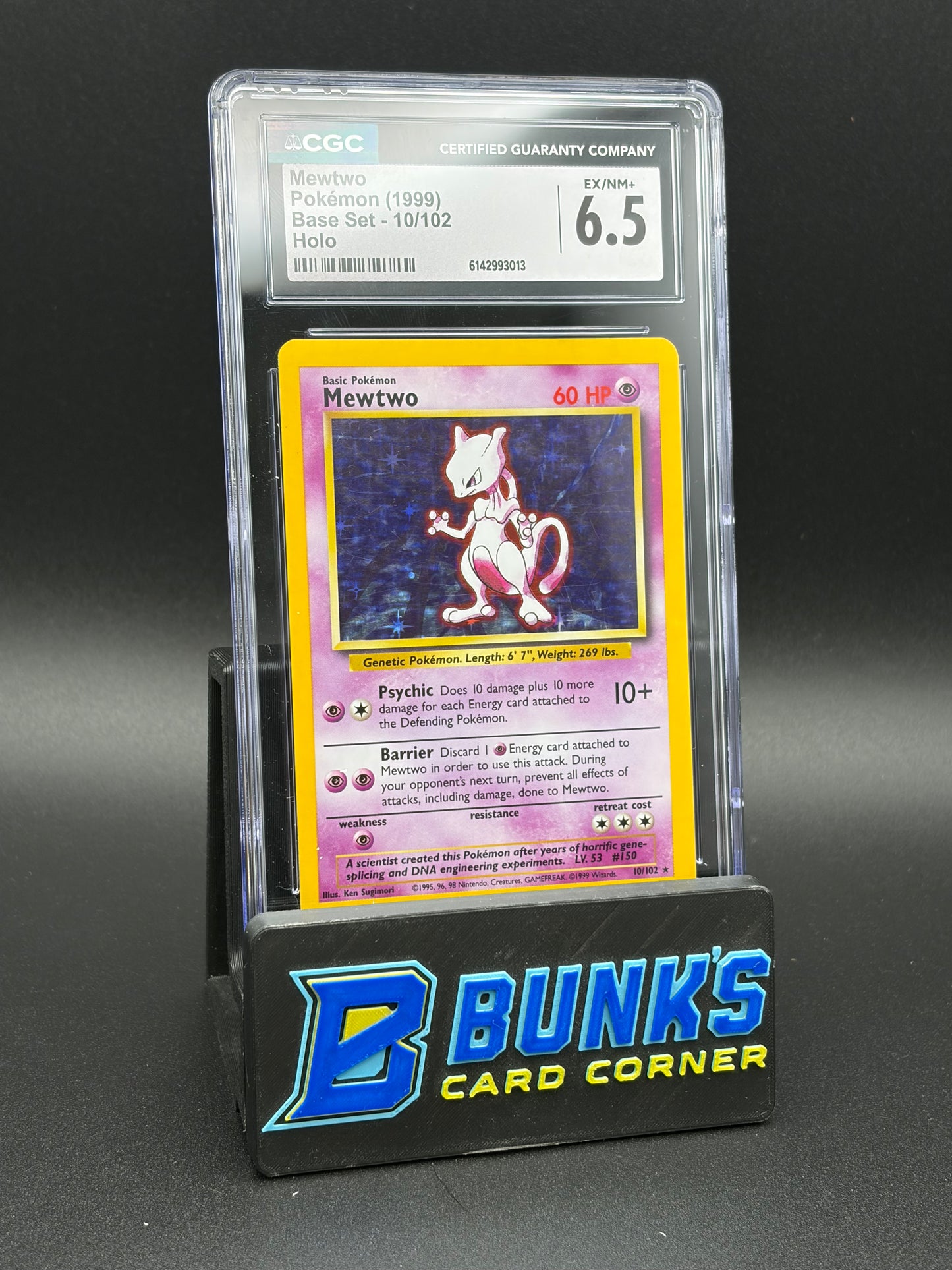 Mewtwo Holo CGC 6.5
