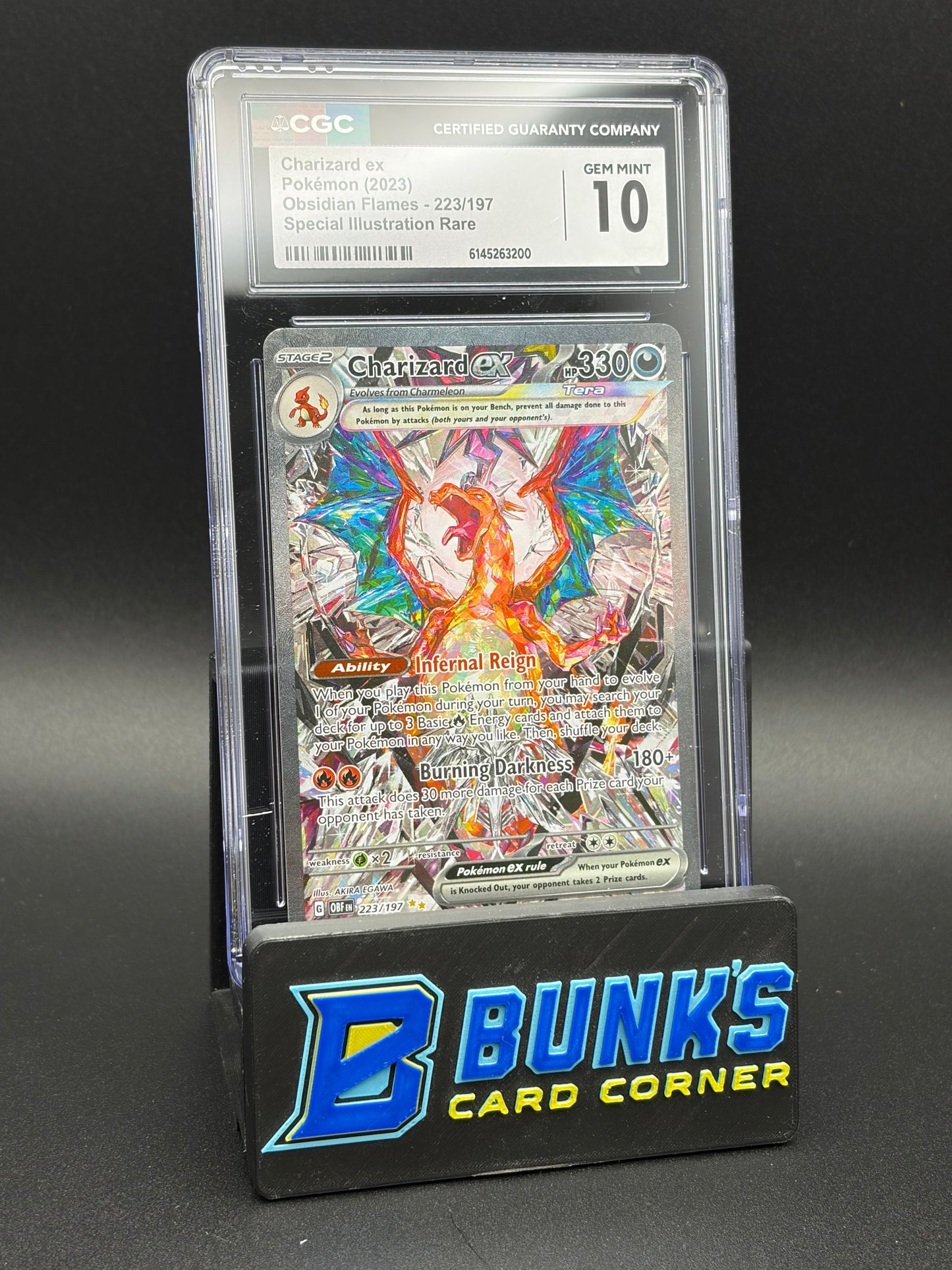 Charizard ex SIR CGC 10