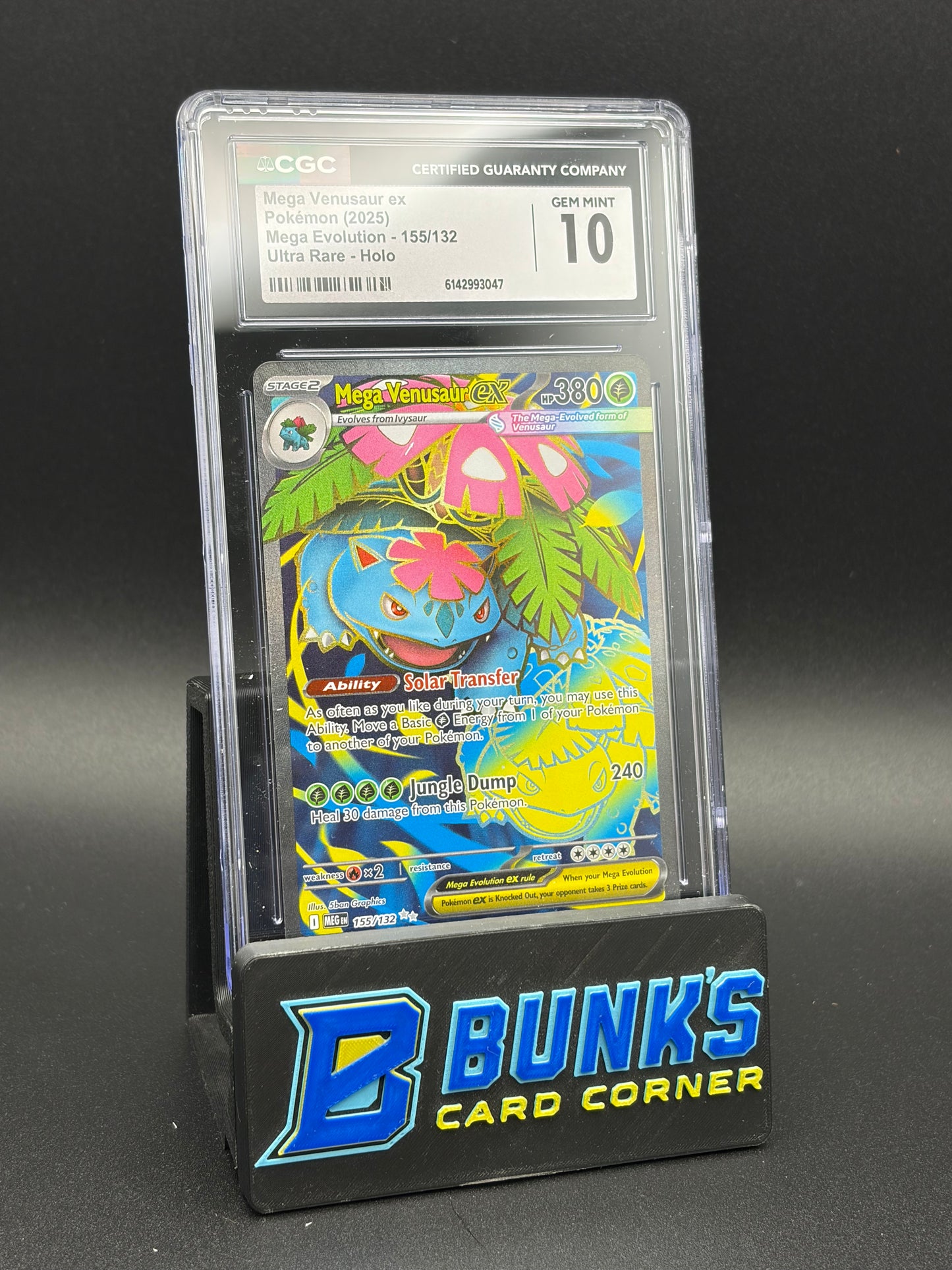 Mega Venusaur ex Ultra Rare Holo CGC 10
