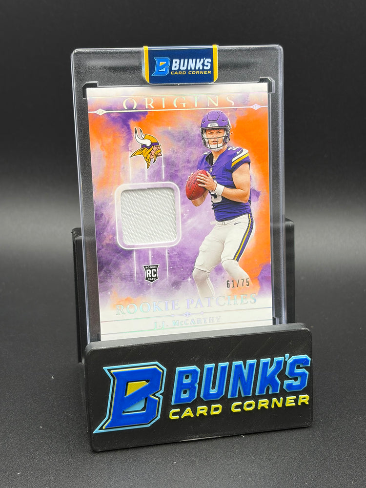 2024 JJ McCarthy Origins Rookie Patches 61/75