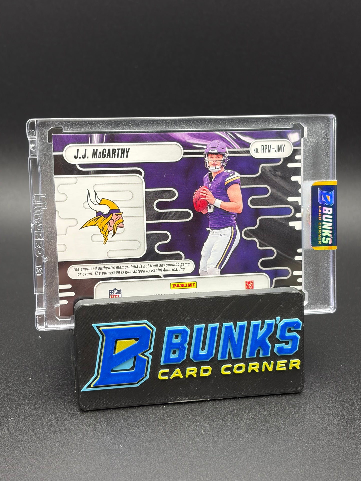2024 JJ McCarthy Absolute Triple Patch Auto RC 176/399