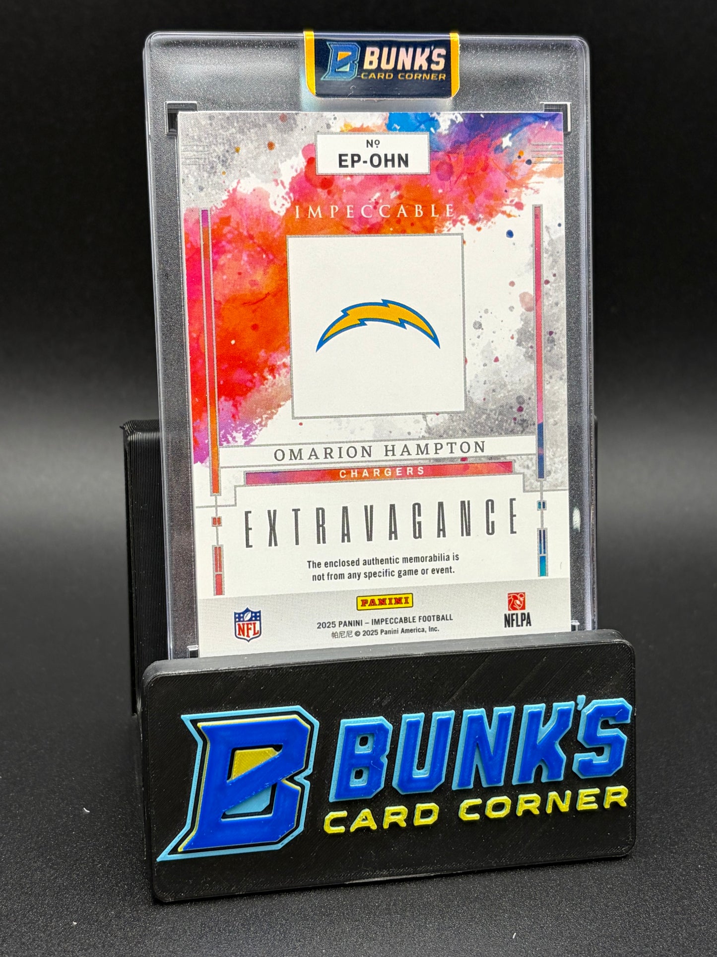 2025 Omarion Hampton Impeccable Extravagance Patch 1/49