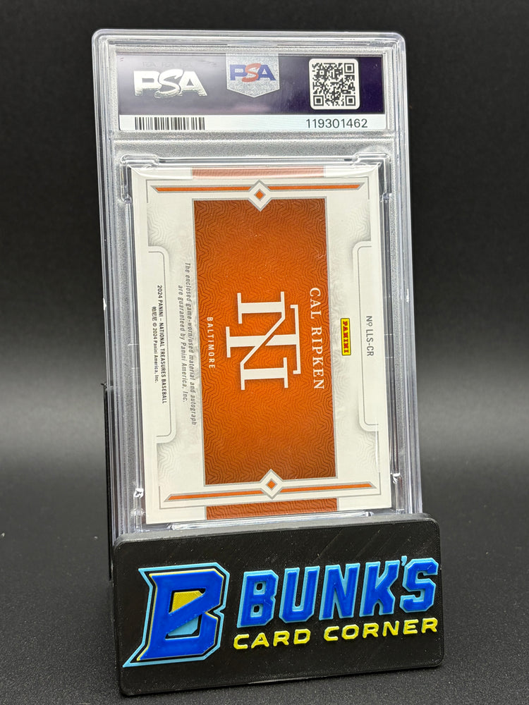 2024 Cal Ripken Legendary Lumber Signed Emerald Game Used Bat PSA 9 2/5