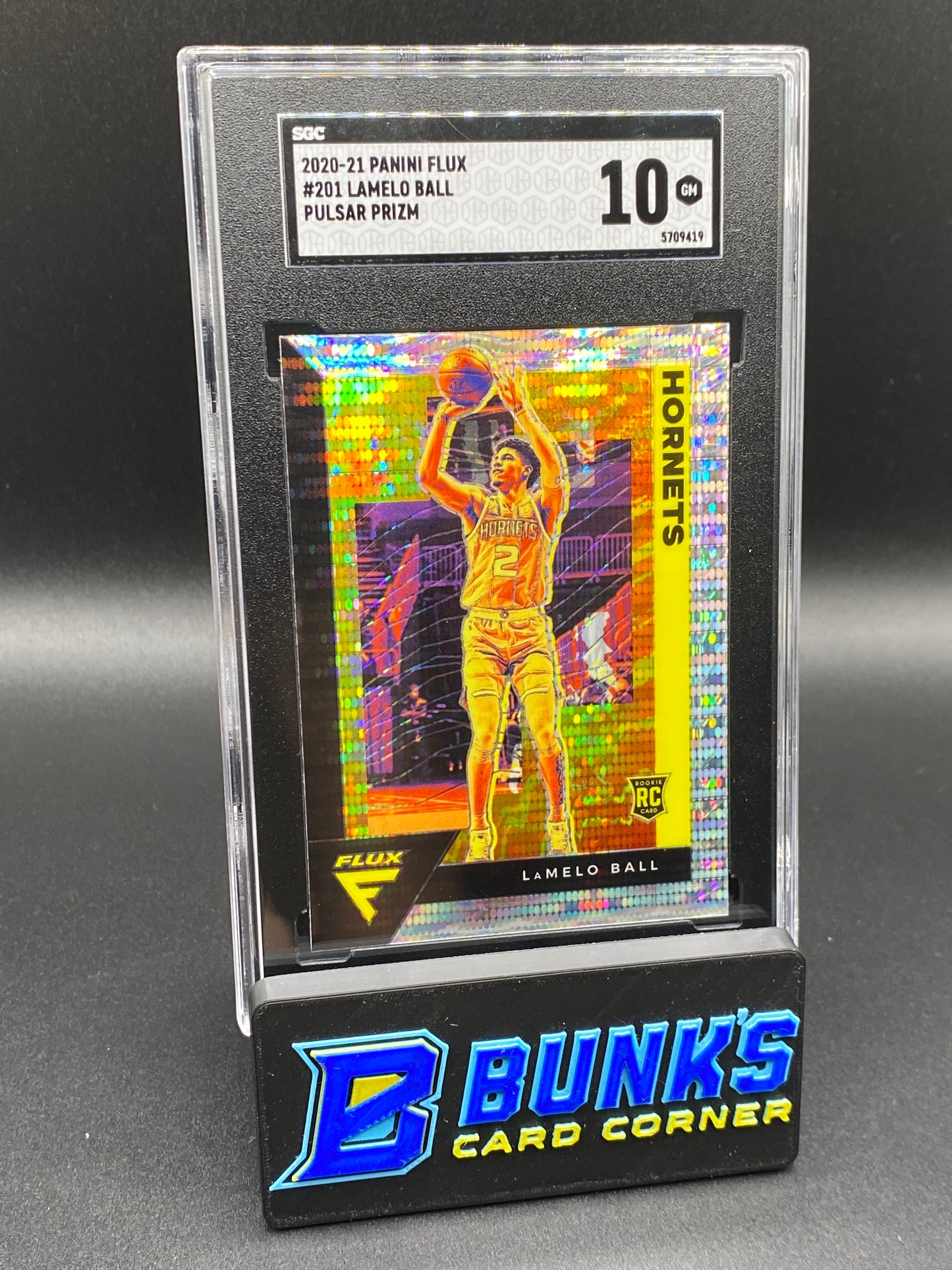 2020-21 Lamelo Ball Pulsar Prizm SGC 10