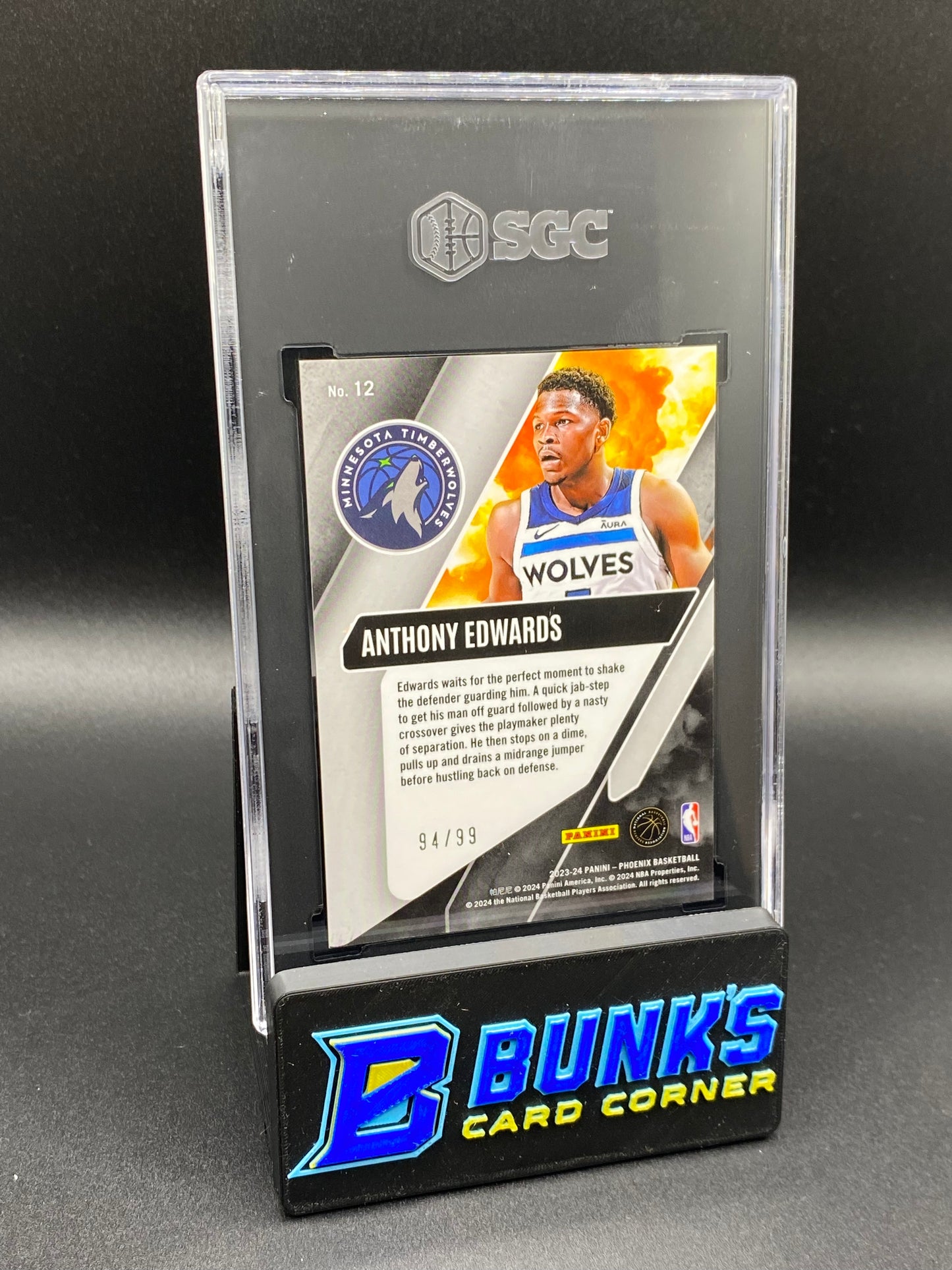 2023-24 Anthony Edwards Pink 94/99 SGC 10