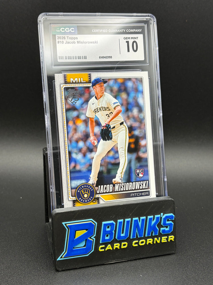 2026 Jacob Misiorowski Topps CGC 10 RC