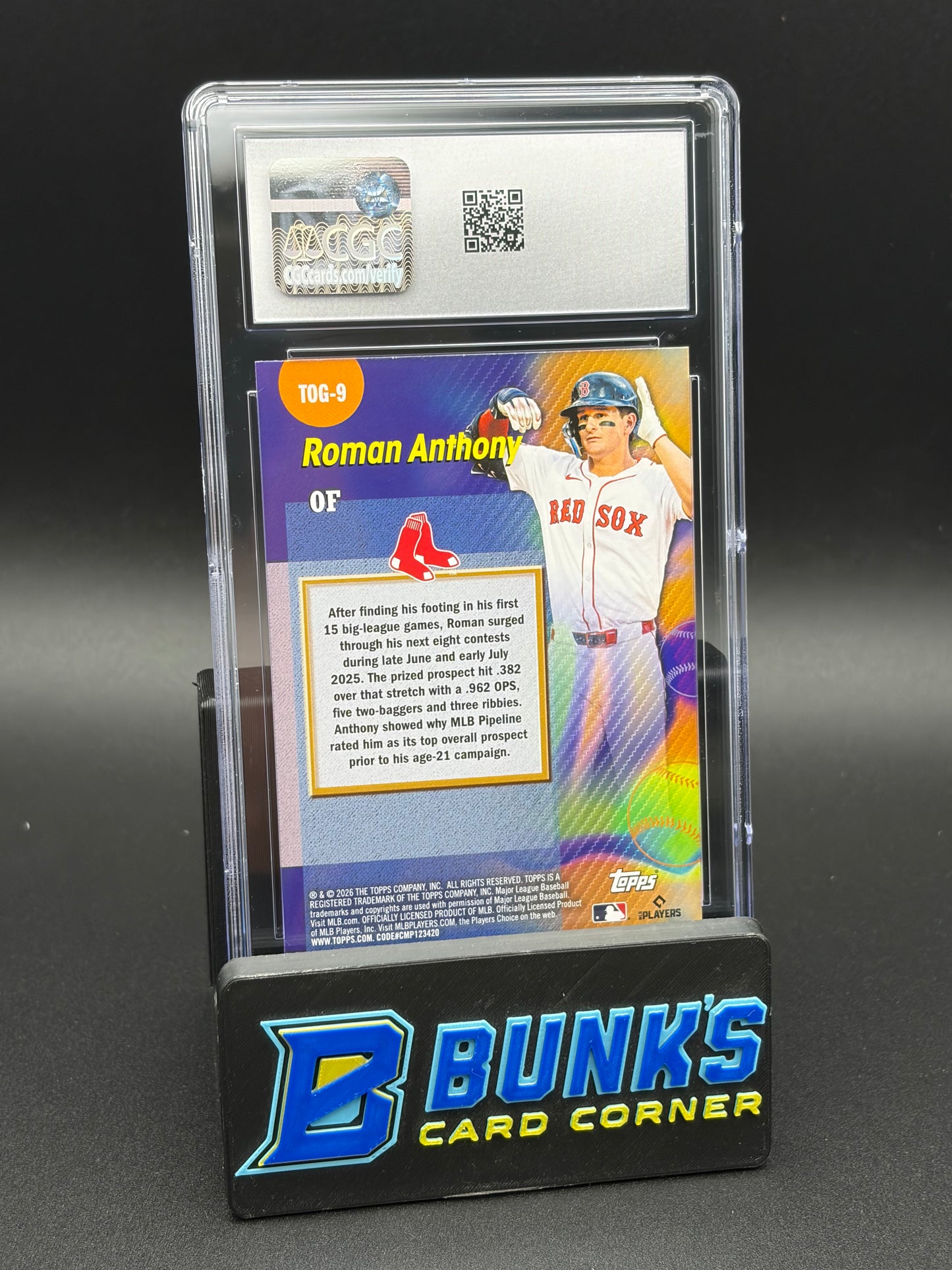 2026 Roman Anthony Titans of the Game Topps CGC 10 RC