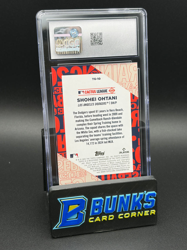2025 Shohei Ohtani Training Grounds Topps CGC 10