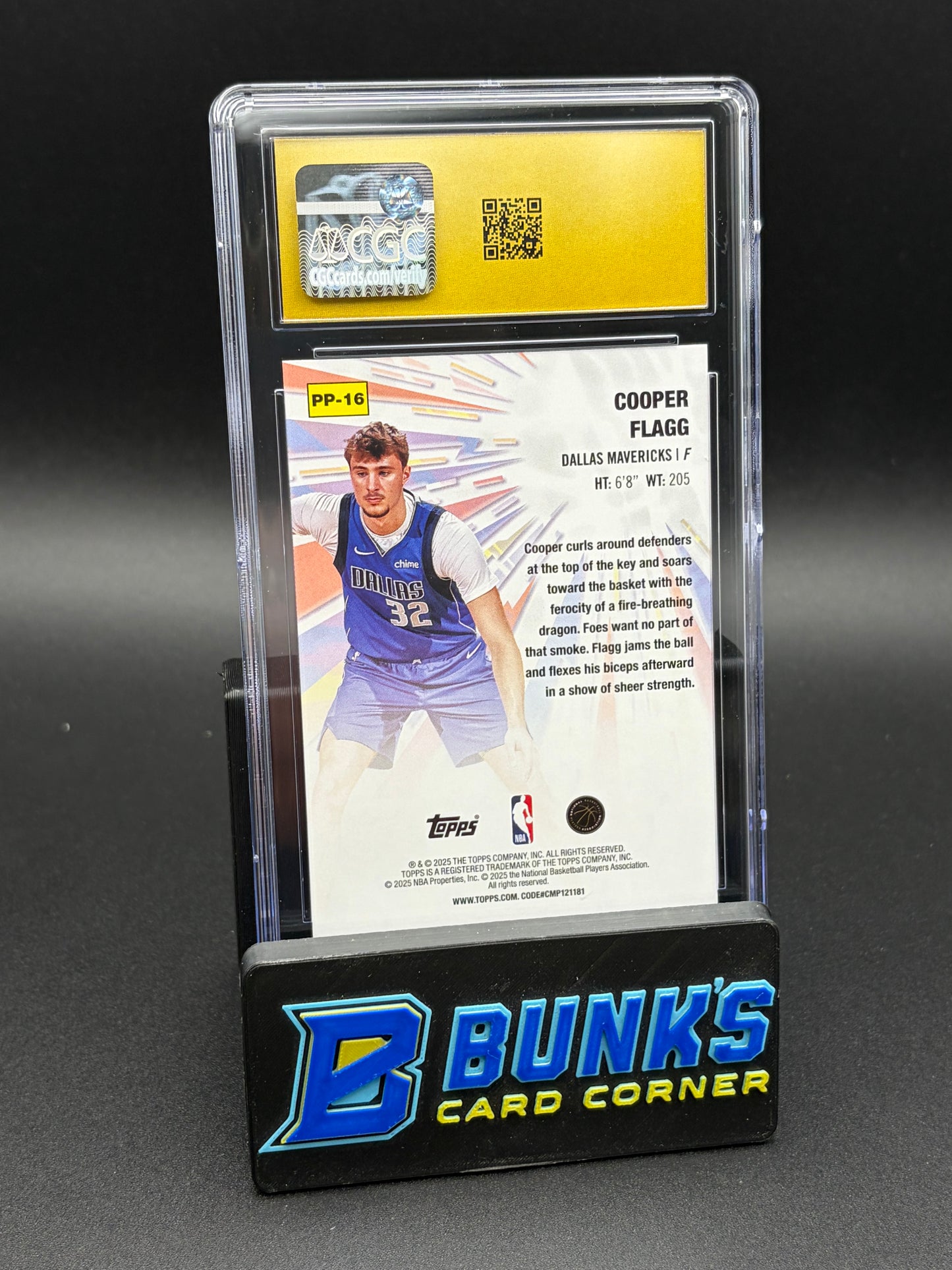 2025-26 Cooper Flagg Power Plays CGC Pristine 10 RC