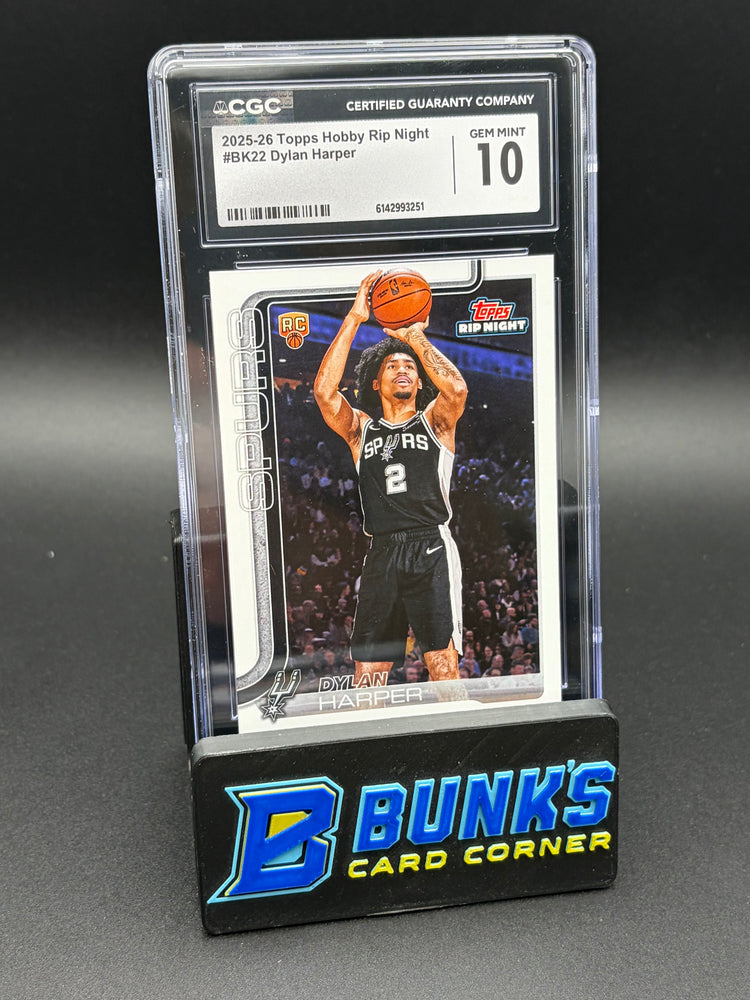 2025-26 Dylan Harper Topps Hobby Rip Night CGC 10 RC