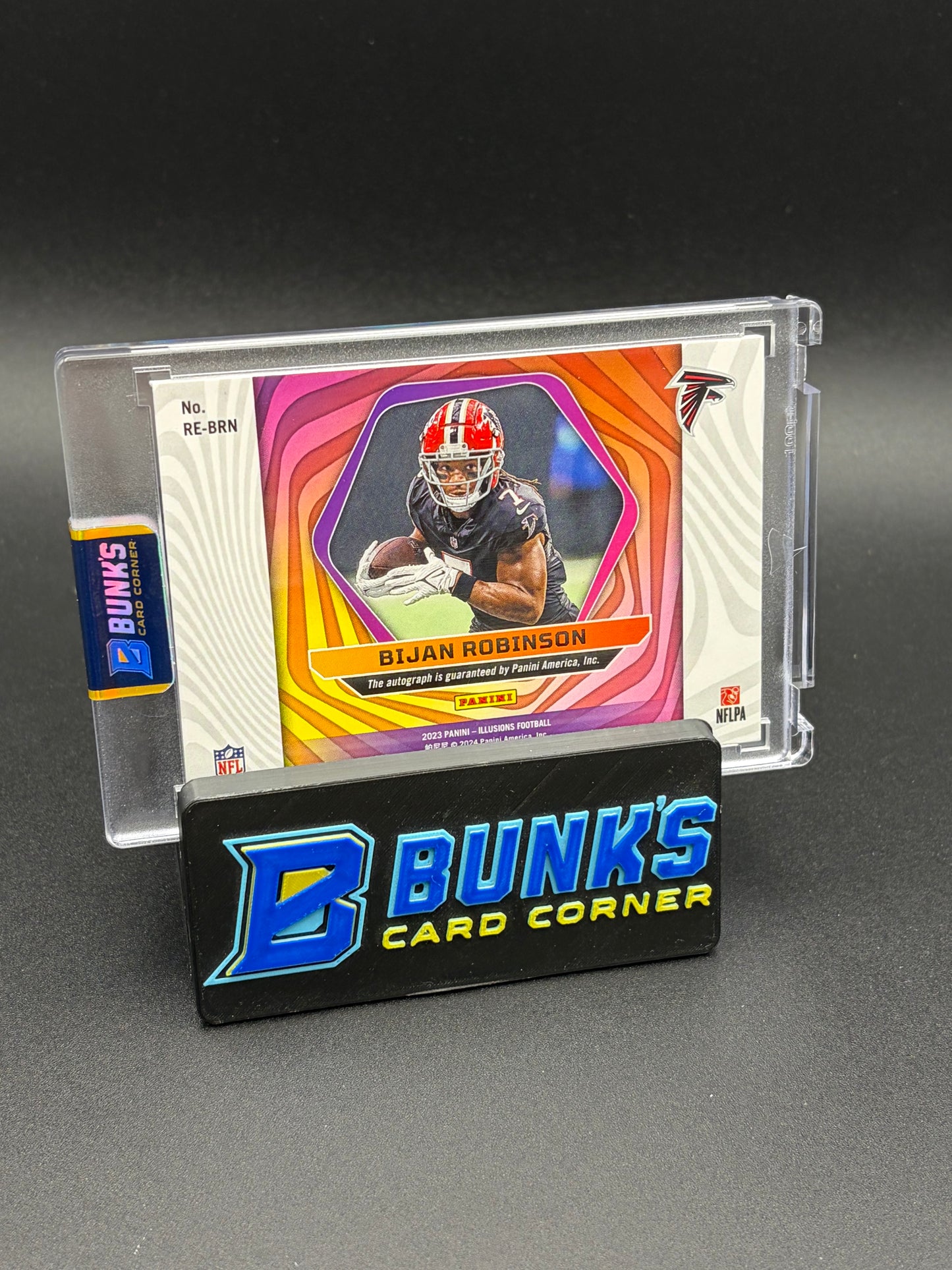 2023 Bijan Robinson Illusions Auto Panini 23/186