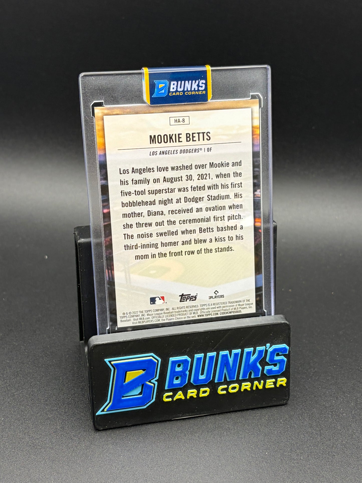 2022 Mookie Betts Topps Home Field Advantage SSP