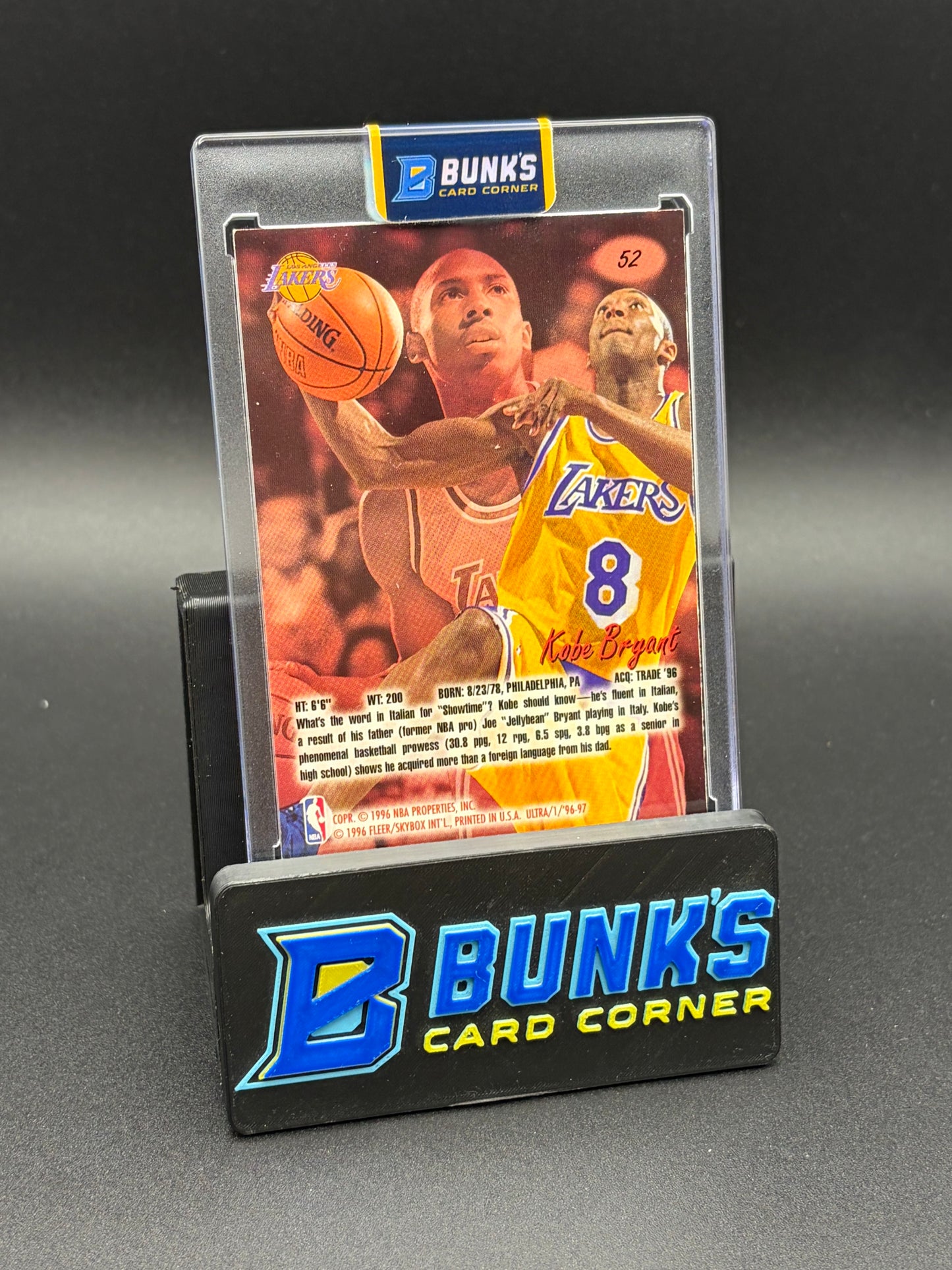 1996 Kobe Bryant Ultra Rookie Fleer