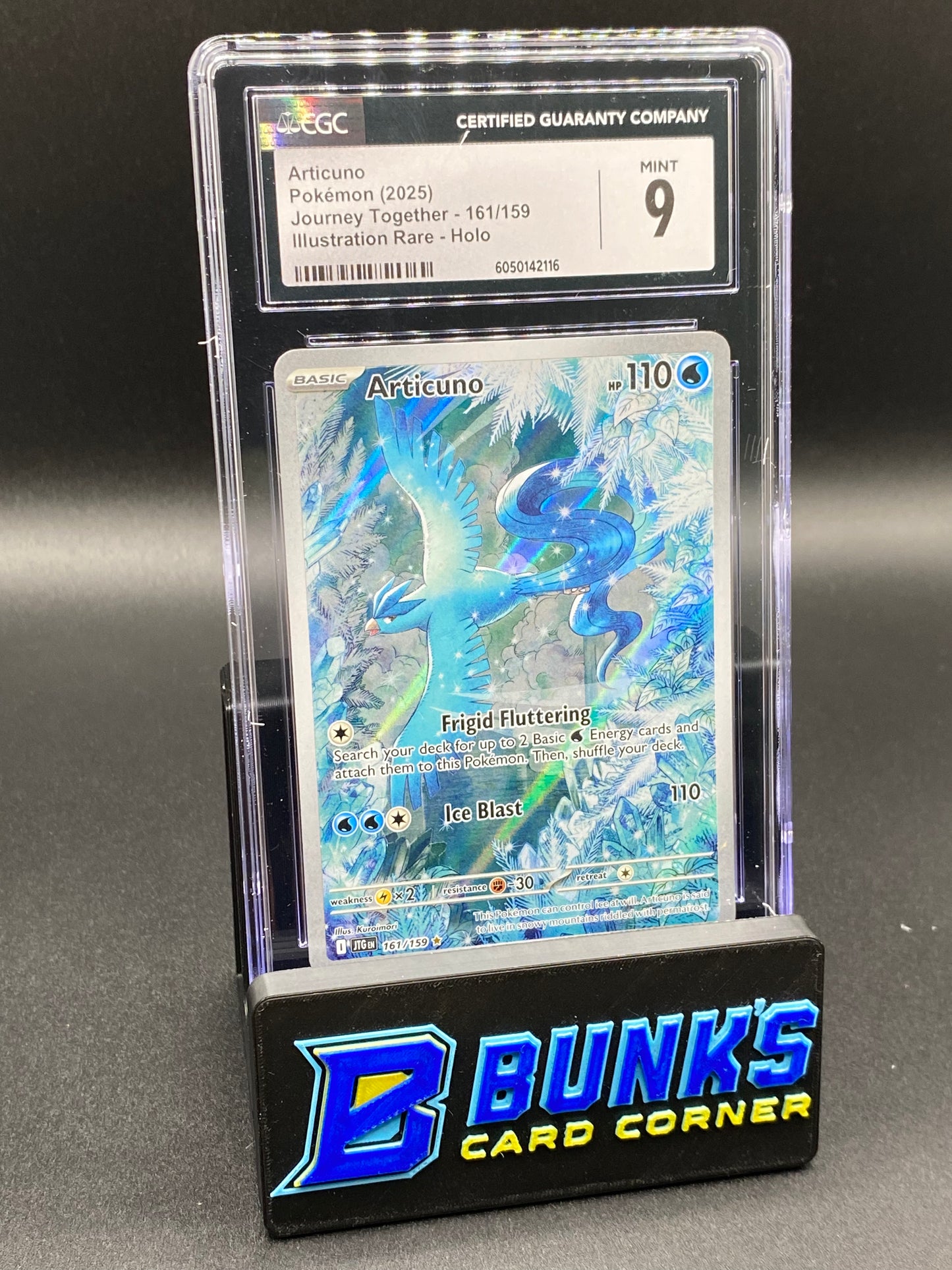 2025 Articuno Illustration Rare Journey Together CGC 9