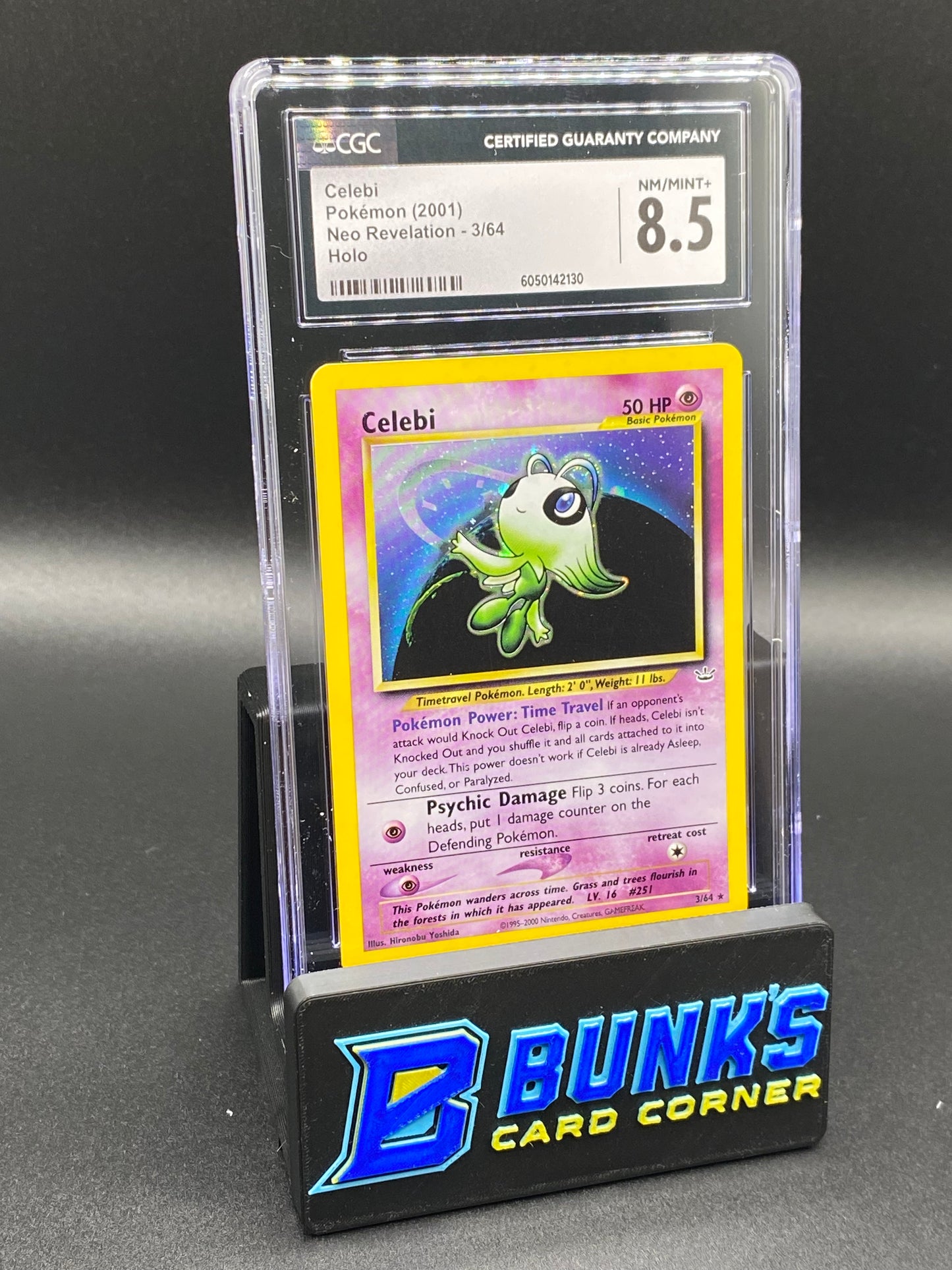 2001 Celebi Holo Neo Revelation CGC 8.5