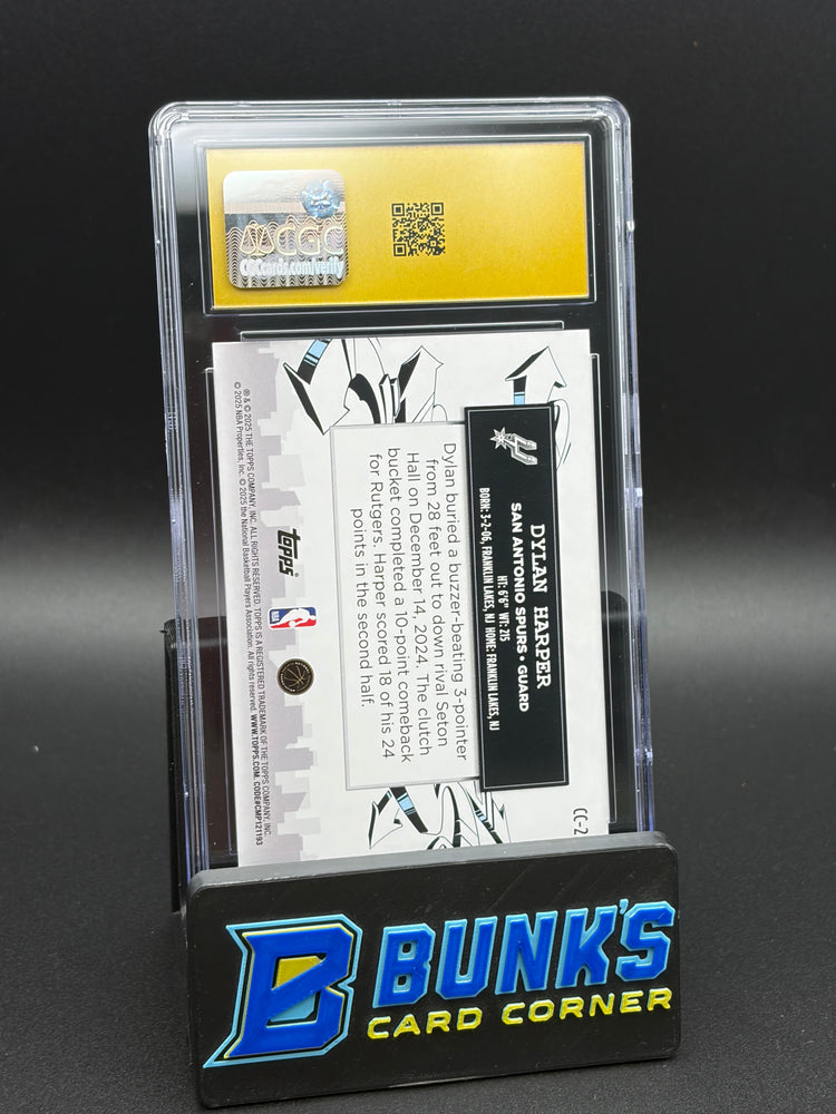 2025-26 Dylan Harper Clutch City Prospects CGC Pristine 10 RC
