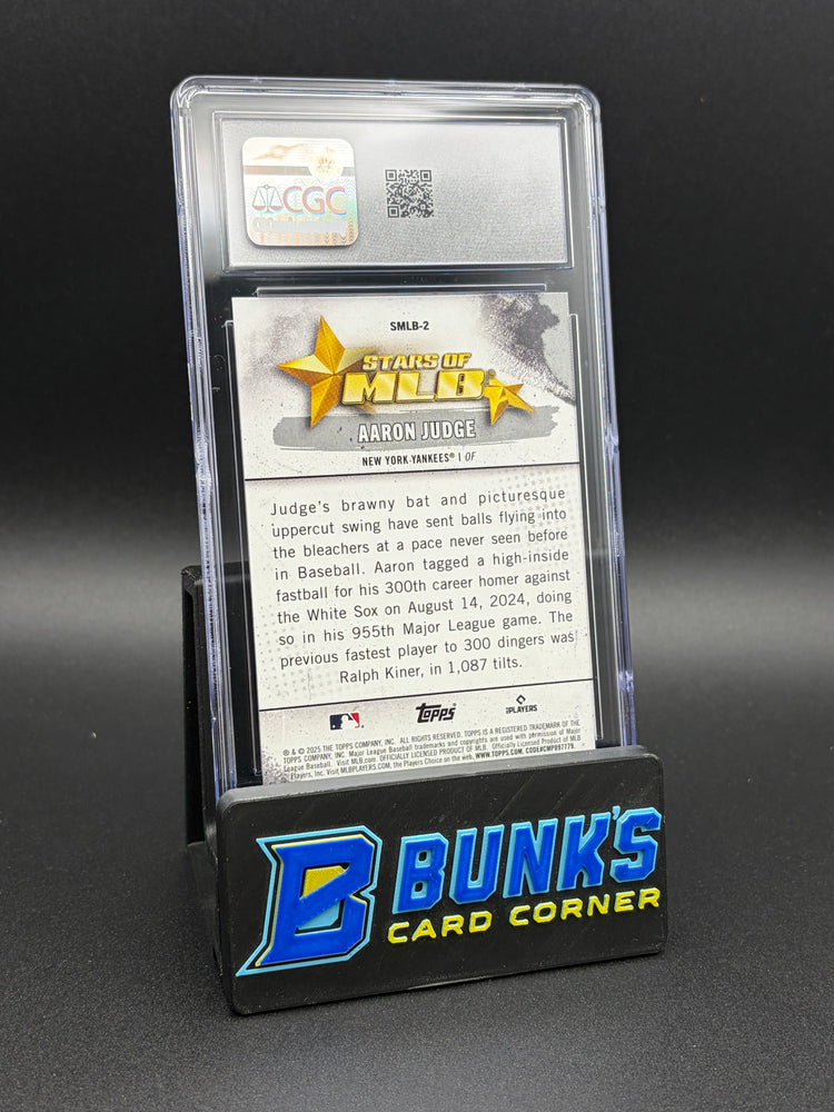 2025 Aaron Judge Stars of MLB Topps CGC 10