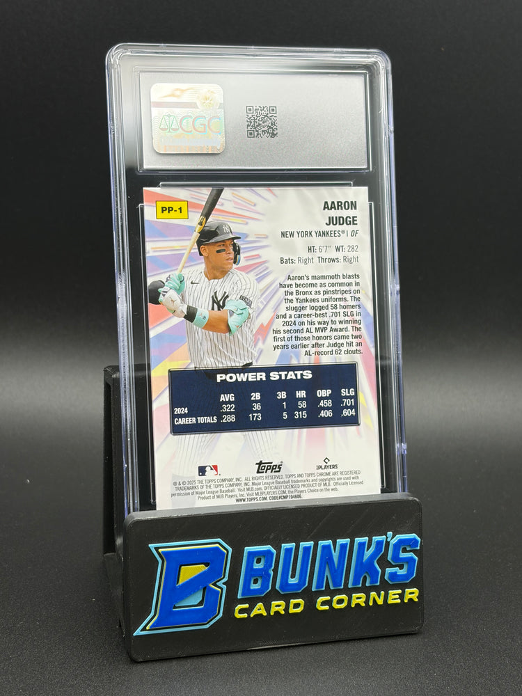 2025 Aaron Judge Power Players Topps Chrome CGC 10