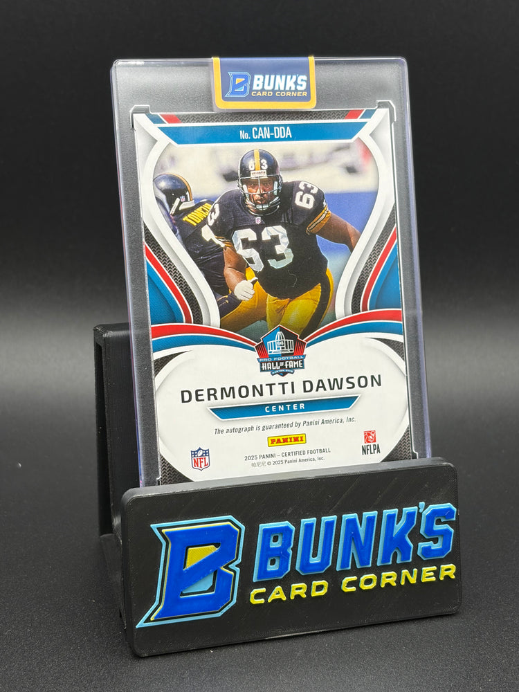 2025 Dermontti Dawson Certified Auto HoF 18/99