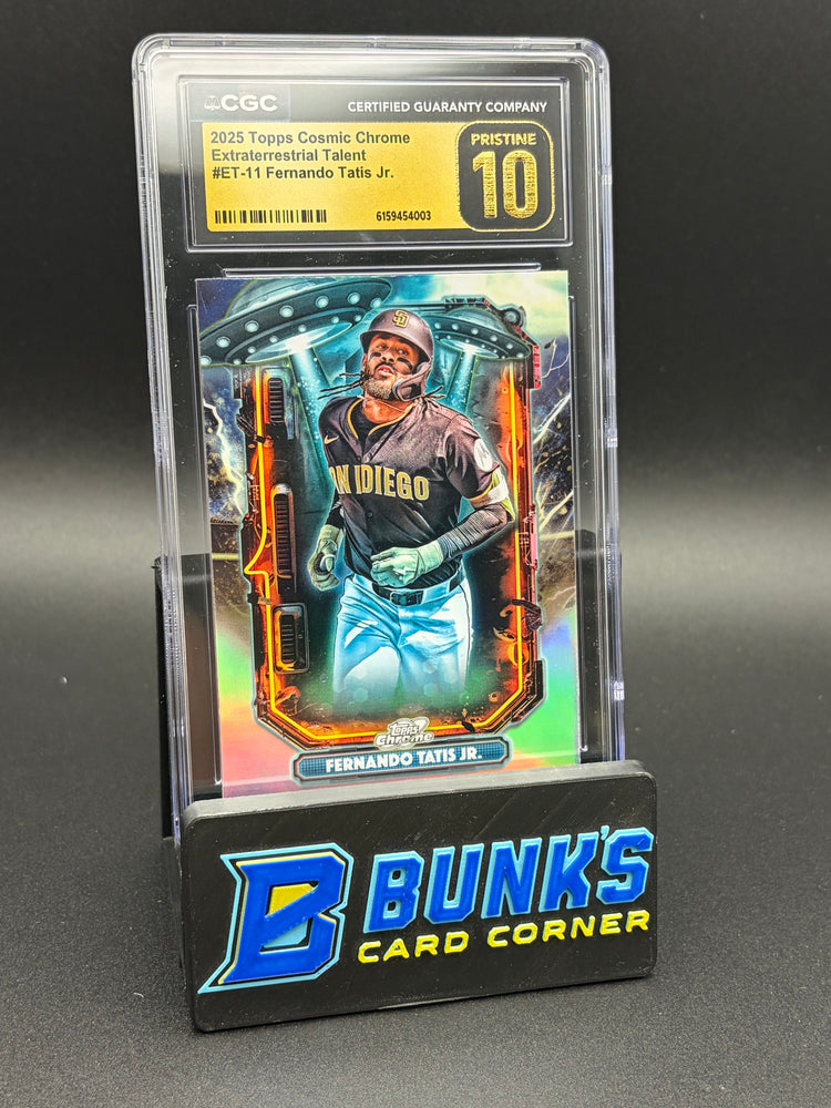 2025 Fernando Tatis Jr Extraterrestrial Talent Cosmic Chrome CGC Pristine 10