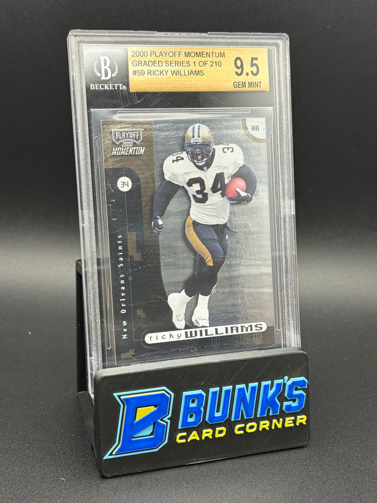 2000 Ricky Williams Graded Series 1/210 Beckett 9.5