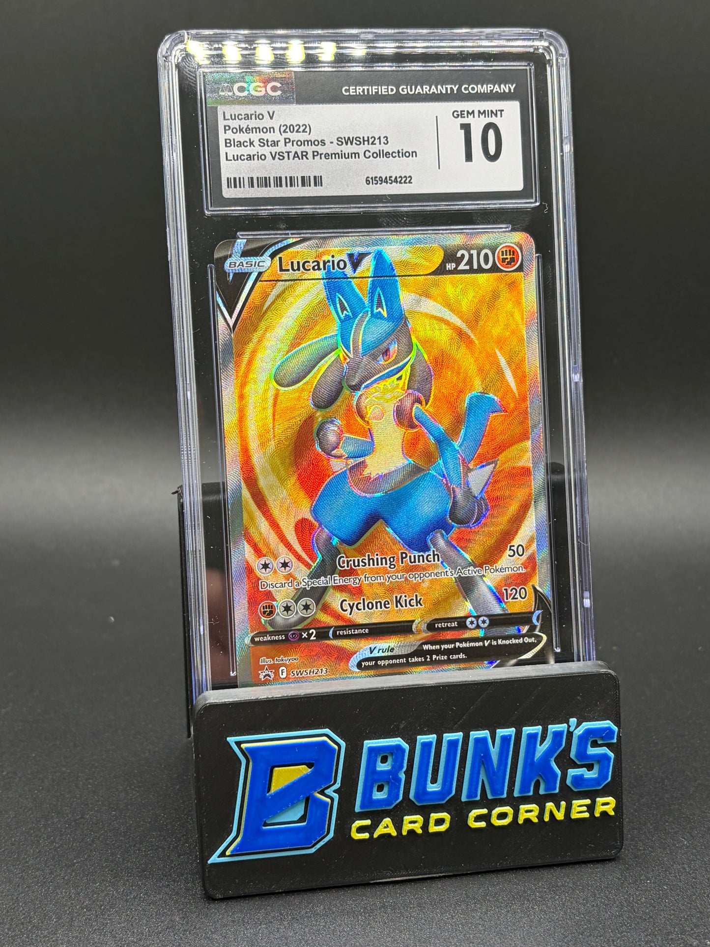 Lucario V Promo CGC 10