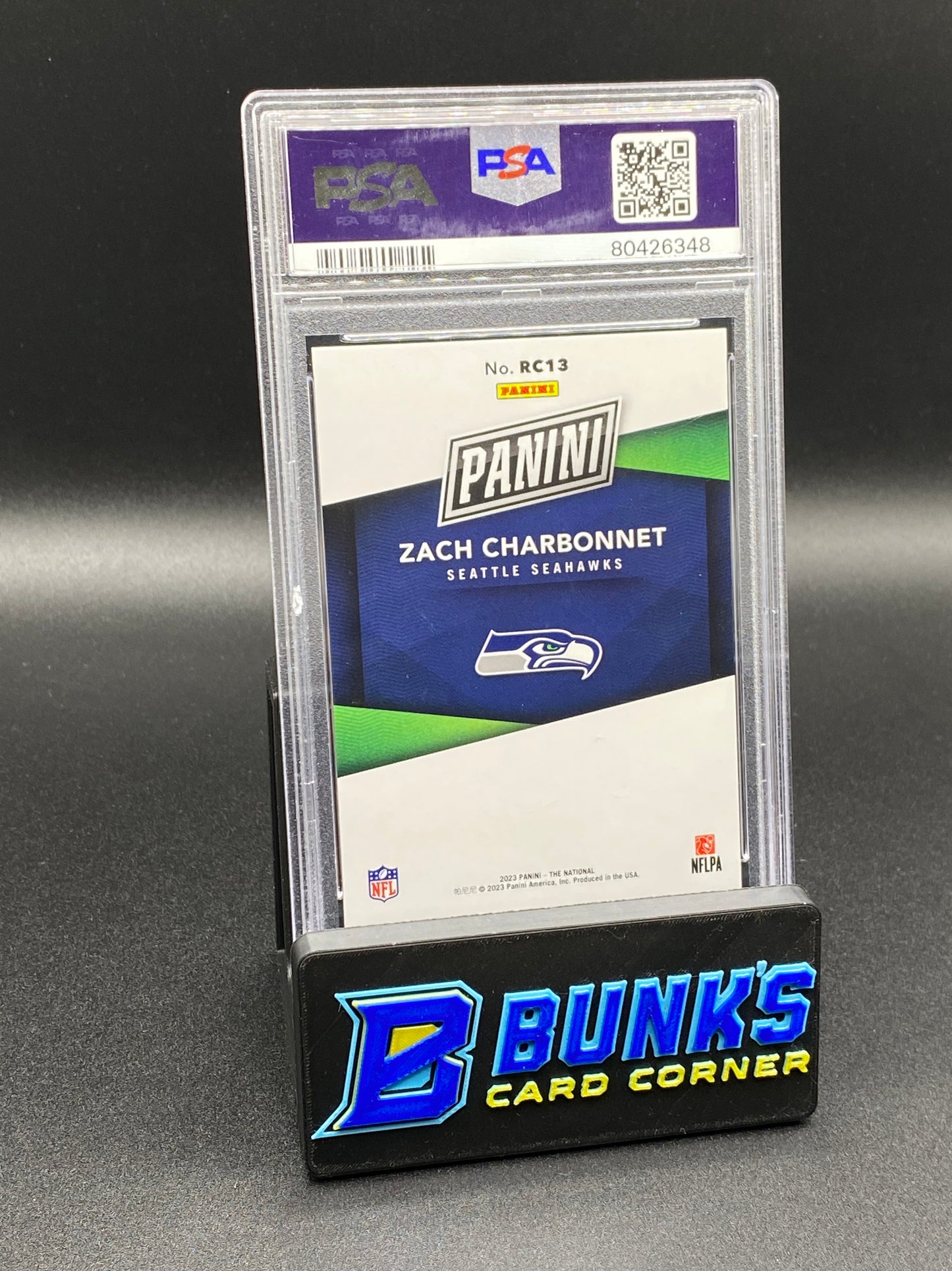 2023 Zach Charbonnet Rookies-Purple PSA 10