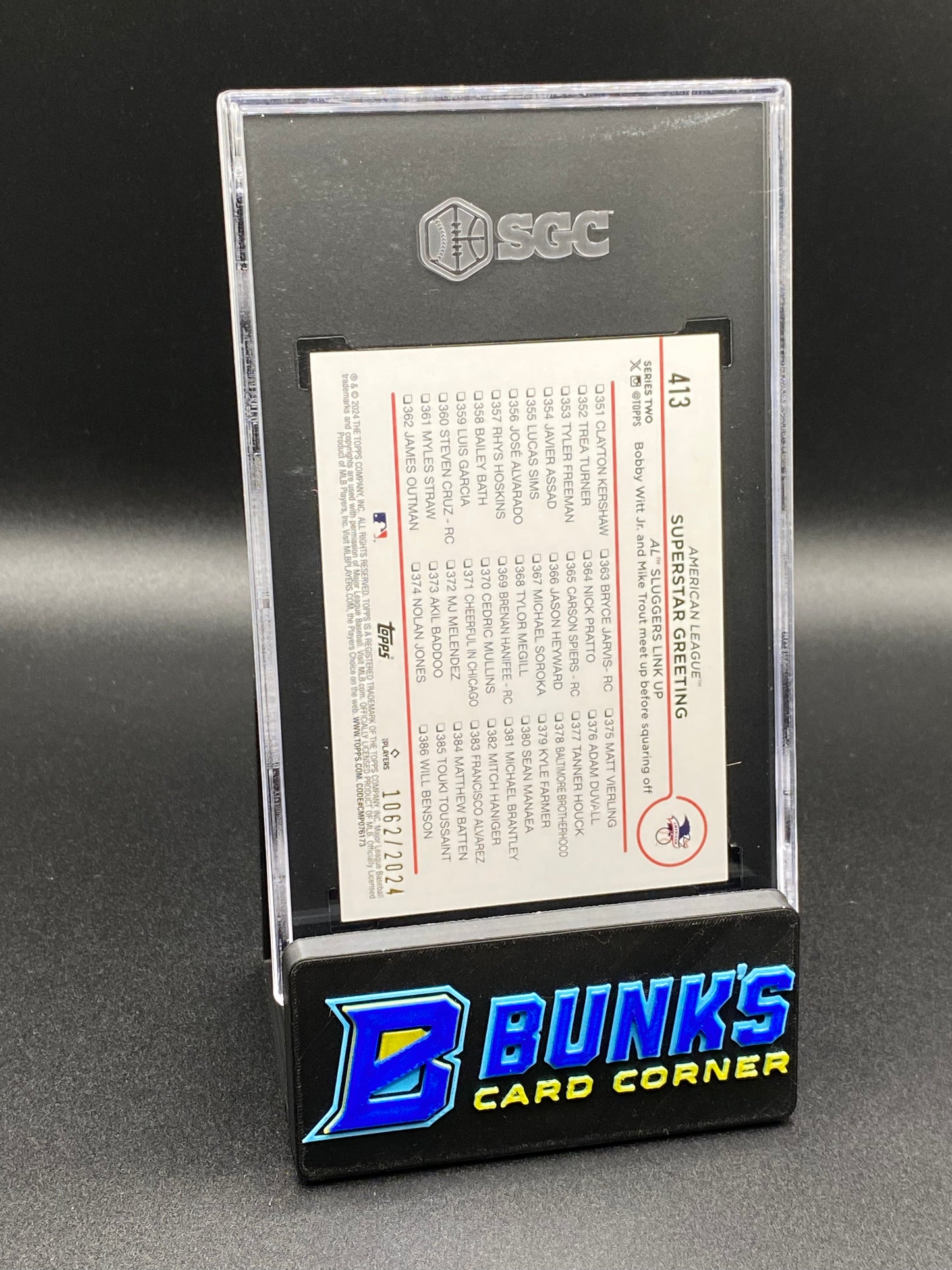 2024 Superstar Greeting Gold 1062/2024 SGC 9.5