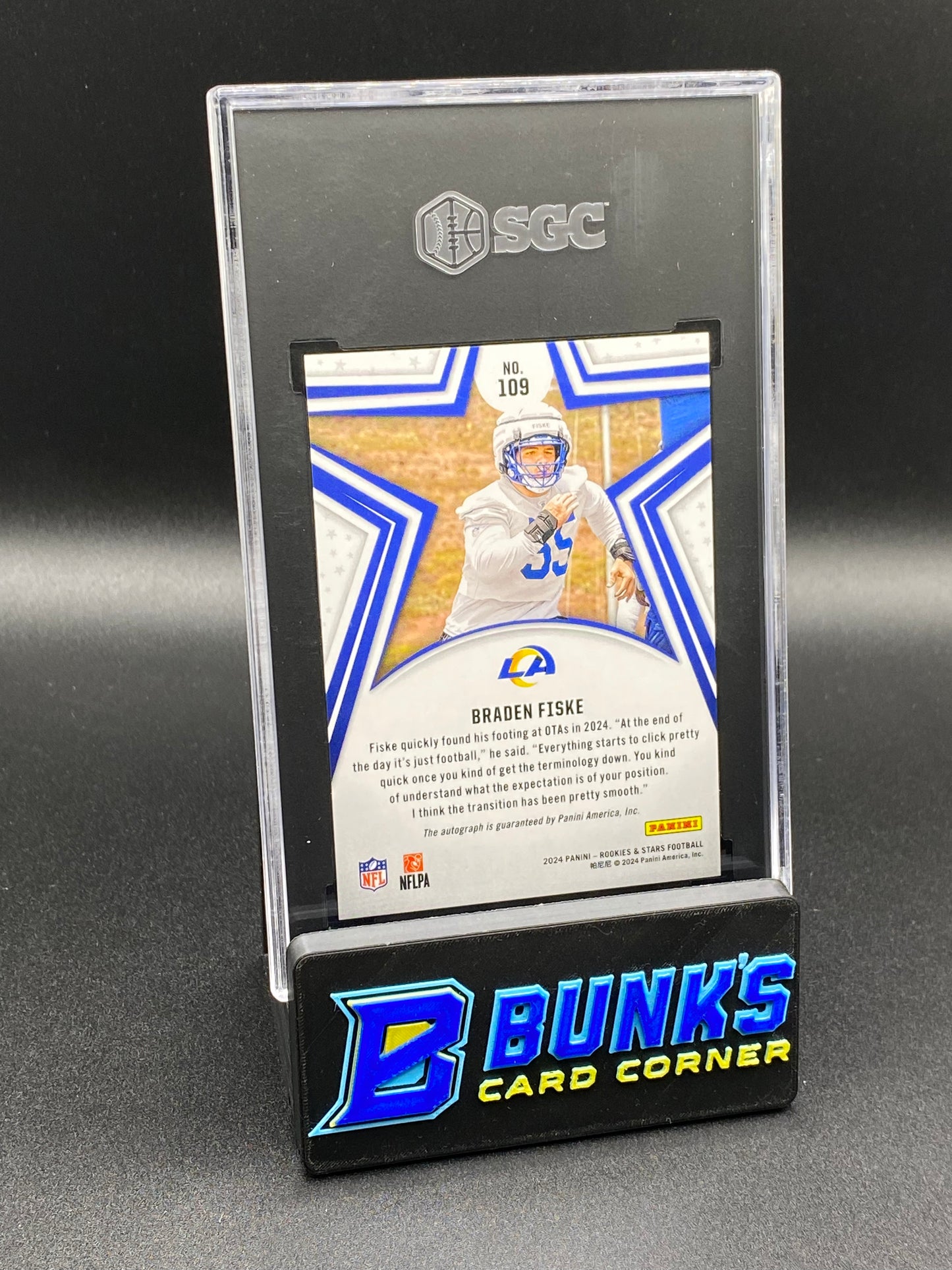 2024 Braden Fiske Auto. Longevity 67/299 SGC Auto 10