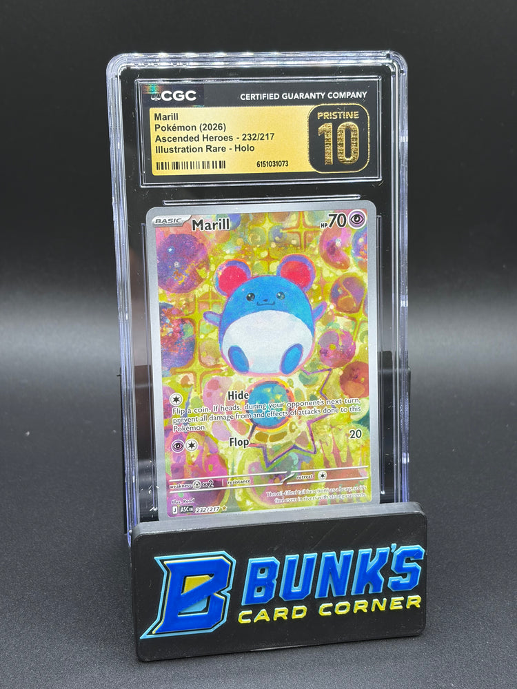 Marill Illustration Rare Holo CGC Pristine 10